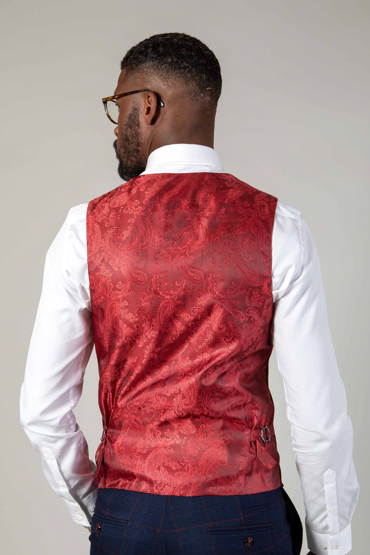 Stylish KELVIN Men's Double Breasted Waistcoat Vest for Formal Wear - Perfect for Weddings, Business Meetings & Cocktail Parties