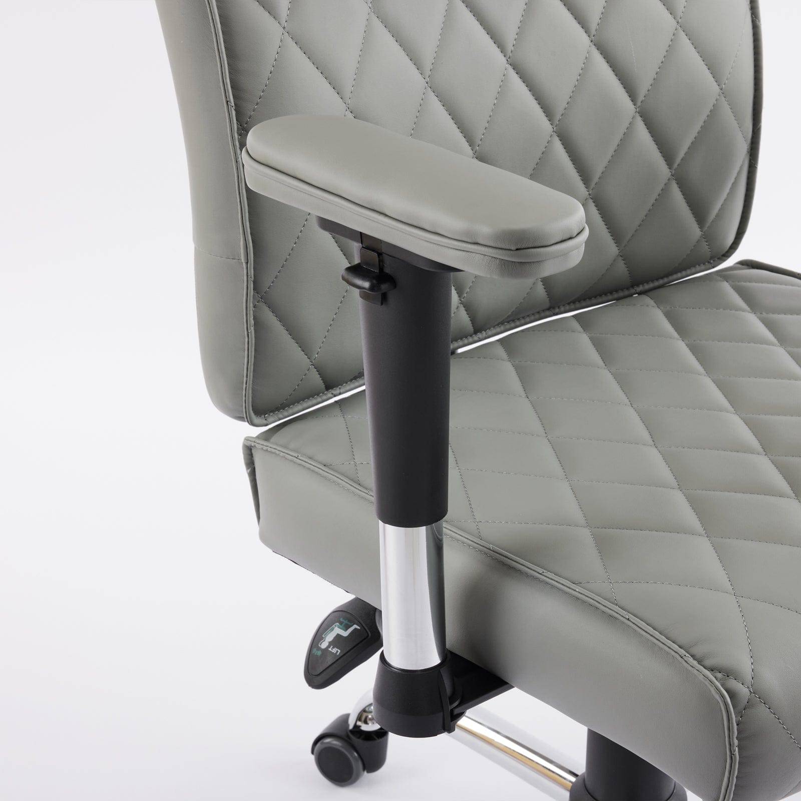 Delia Manicure Nail Salon Chair - Adjustable Pedicure Spa Stool with Wheels for Salon & Home Use - Perfect for Nail Technicians & Beauty Professionals