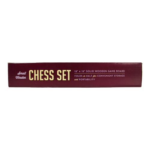 Premium Classic Wooden Chess Set with 12x12 Travel-Friendly Folding Board - Perfect for Home, Office, and Outdoor Games