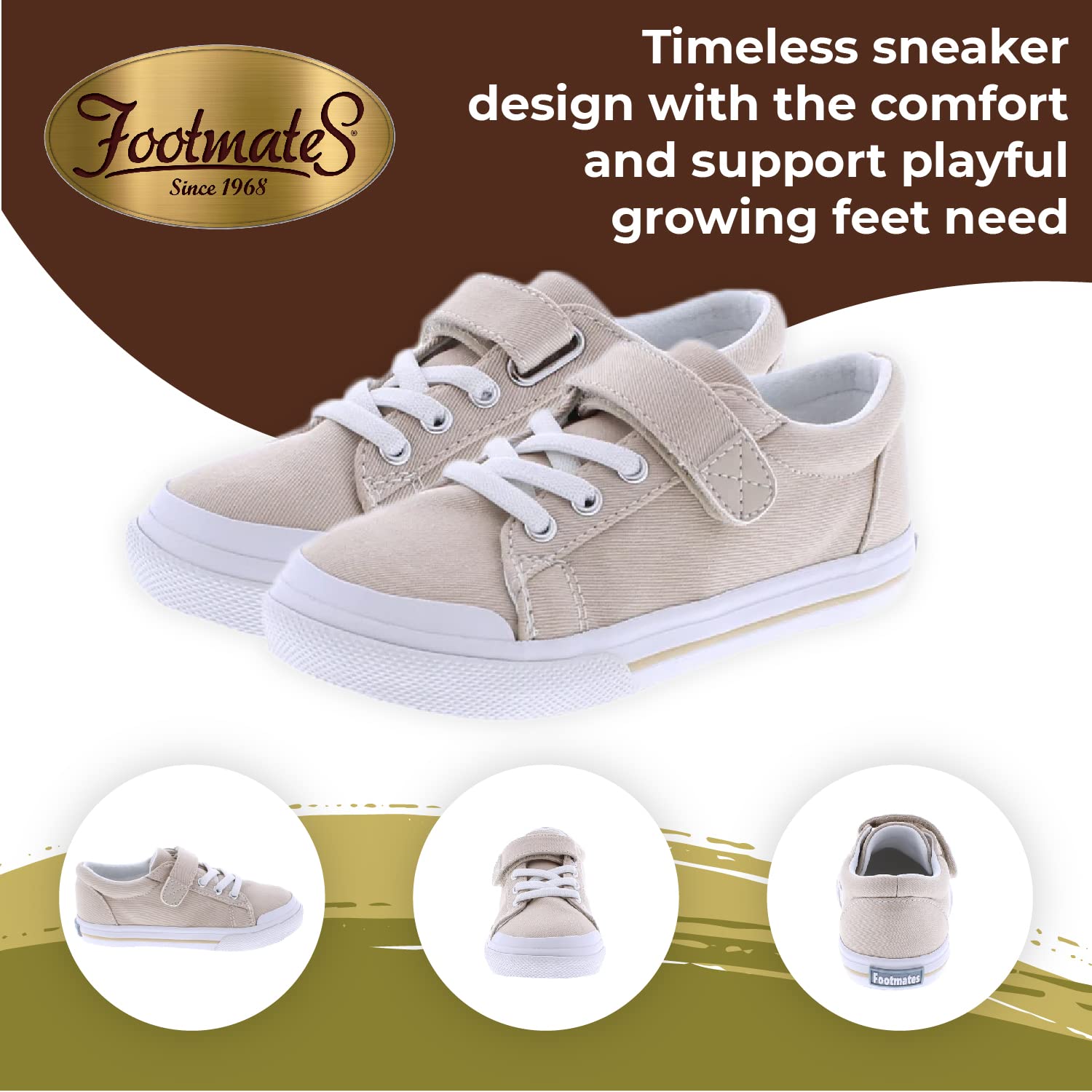 FOOTMATES Baby Boys Jordan Sneakers for Infant Toddler Little Kid - Comfortable Athletic Shoes for Playground Running Walking Casual Wear