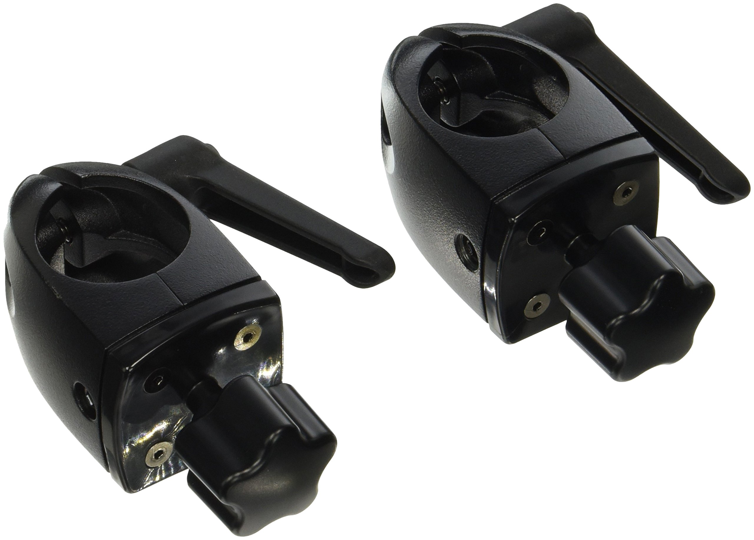 Ergotron DS100 Outboard Pole Clamps - Heavy Duty Monitor Stand Accessory for Dual Screen Setup | Perfect for Office Workstations & Home Desks