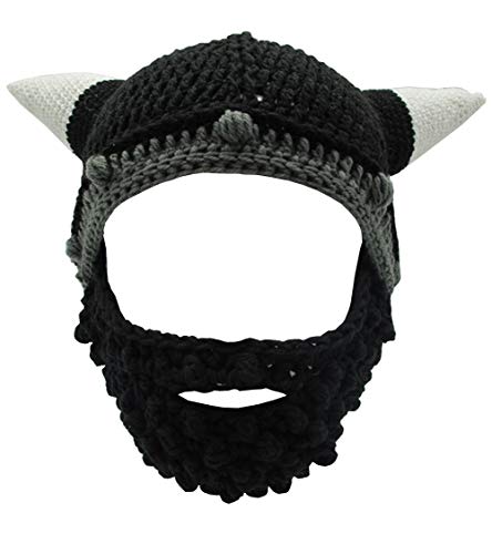 Viking Beard Beanie Black