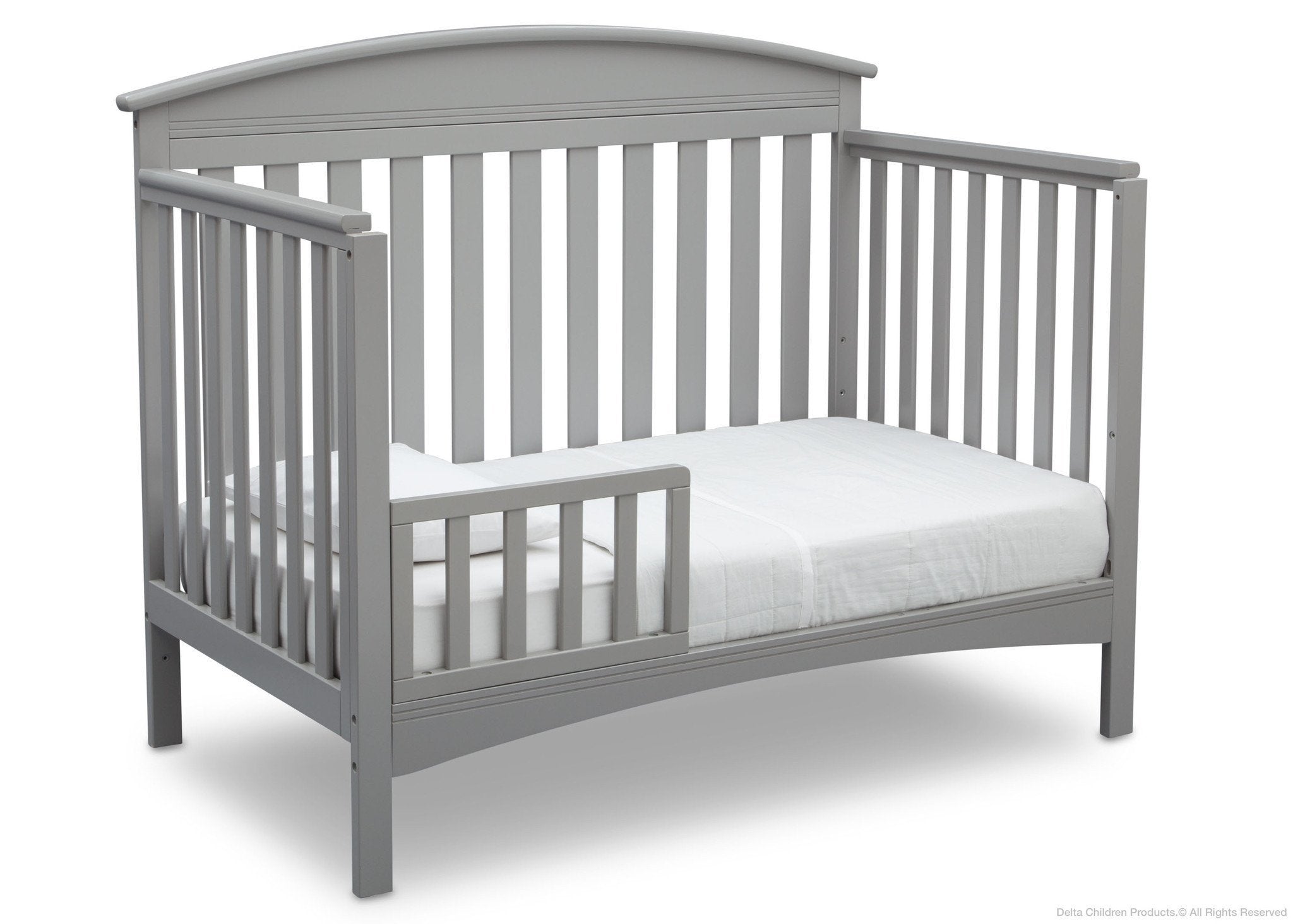 Abby 4-in-1 Convertible Baby Crib - Toddler Bed, Daybed & Full-Size Bed - Safe Nursery Furniture for Newborn to Adult - Perfect for Nursery, Bedroom & Guest Room