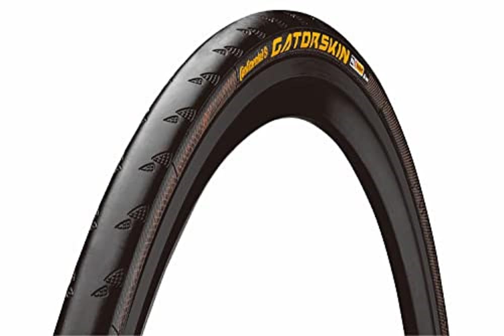 Continental Gatorskin Wire Bead Bicycle Tire - Durable Clincher Bike Tire with PolyX Breaker, Black, 26/27/650/700c Sizes for Road & Hybrid Bikes - Perfect for Commuting, Training & All-Weather Cycling