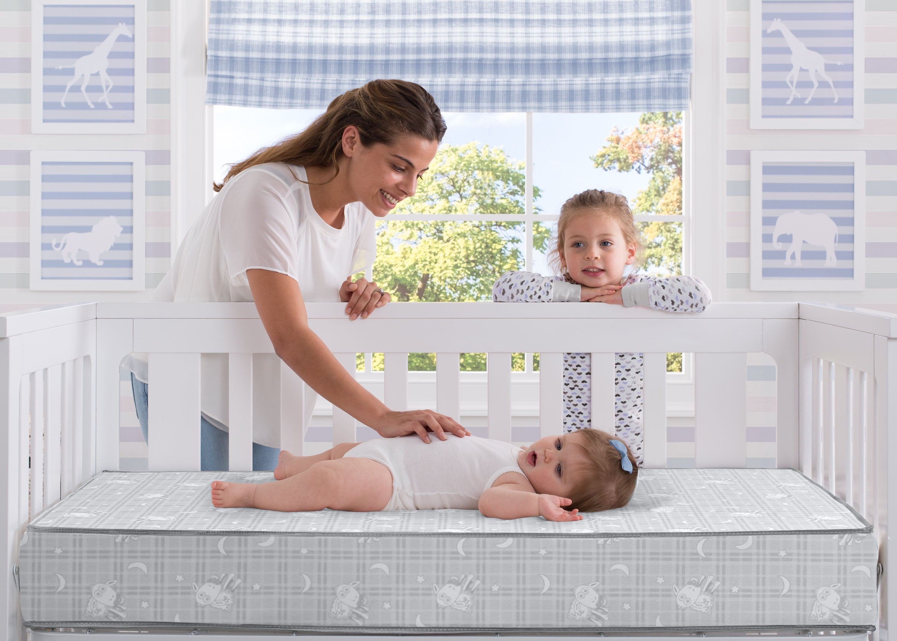 Perfect Balance 3 Inch Mini Crib Mattress - Breathable & Hypoallergenic Baby Mattress for Newborns & Toddlers - Ideal for Nursery, Daycare & Travel
