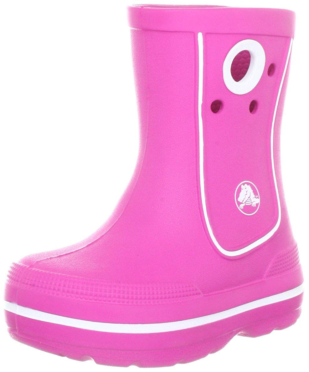 Crocs Unisex Kids' Rain Boots - Waterproof, Lightweight & Comfortable for Outdoor Play, Puddles & Rainy Day Adventures