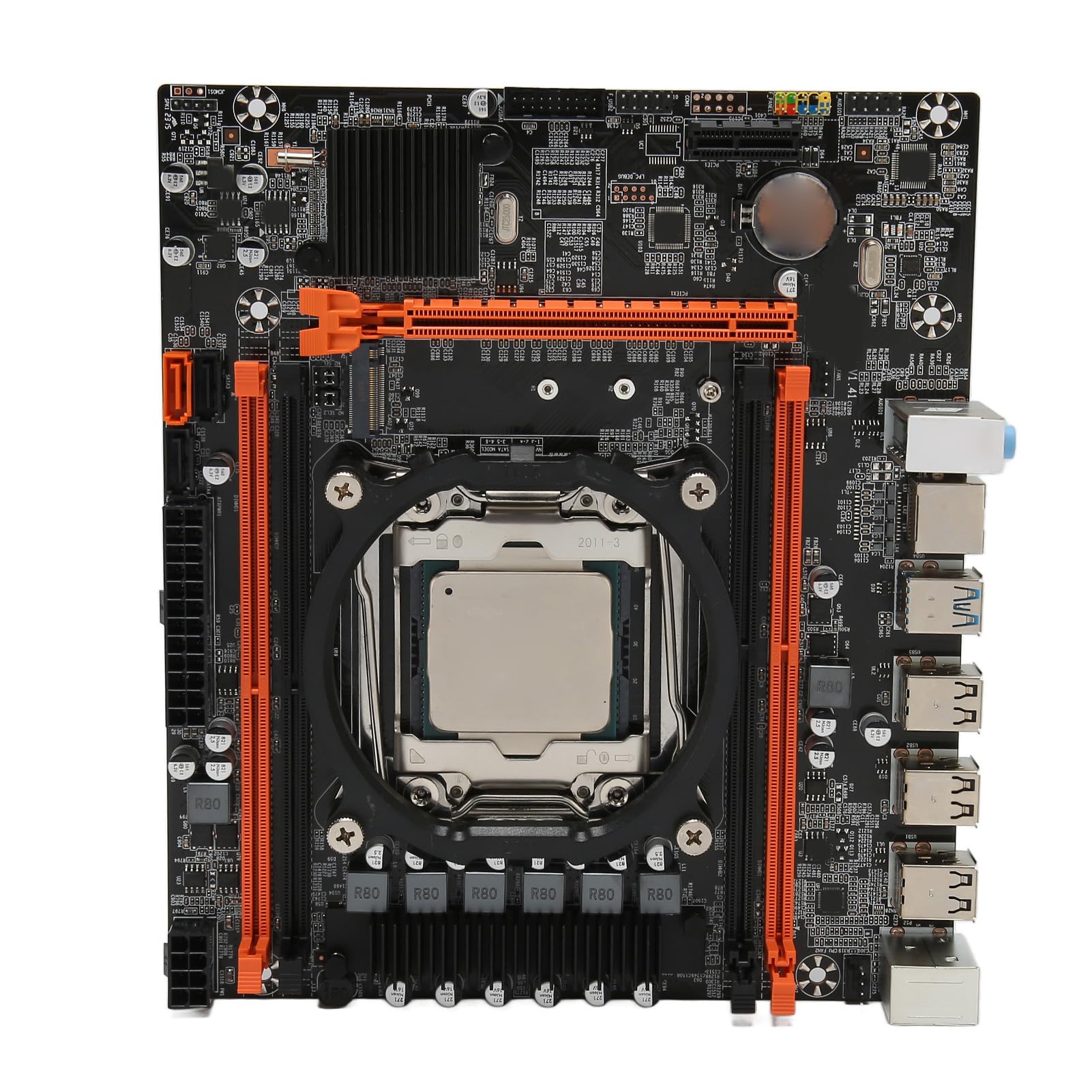 BROLEO X99 DDR4 Motherboard - Dual Channel Desktop Motherboard with 3-Pin Connector for Gaming PC, Workstation & High-Performance Computing