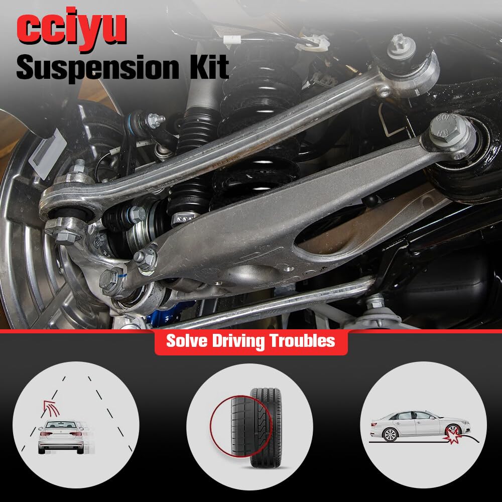 CCiyu Front Sway Bar End Link & Strut Spring Assembly - 171111 F Shock Absorber & 2.5