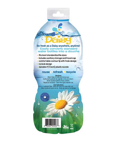 Boneyard Daisy Douche Adapter - Blue | Shower & Bath Accessory for Relaxing Spa Experience at Home