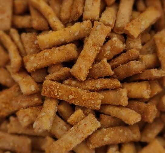 Golden Flavor Cajun Sesame Sticks - 12 oz Bags (15 Pack) - Spicy Snack for Parties, Road Trips & Healthy On-the-Go Munching