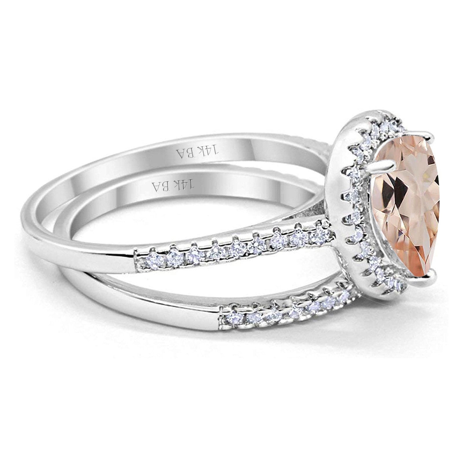 14K Gold 1.62ct Pear 8mmx6mm G SI Diamond Engagement Ring for Women - Elegant Bridal Wedding Jewelry, Perfect for Proposals, Anniversaries & Special Occasions