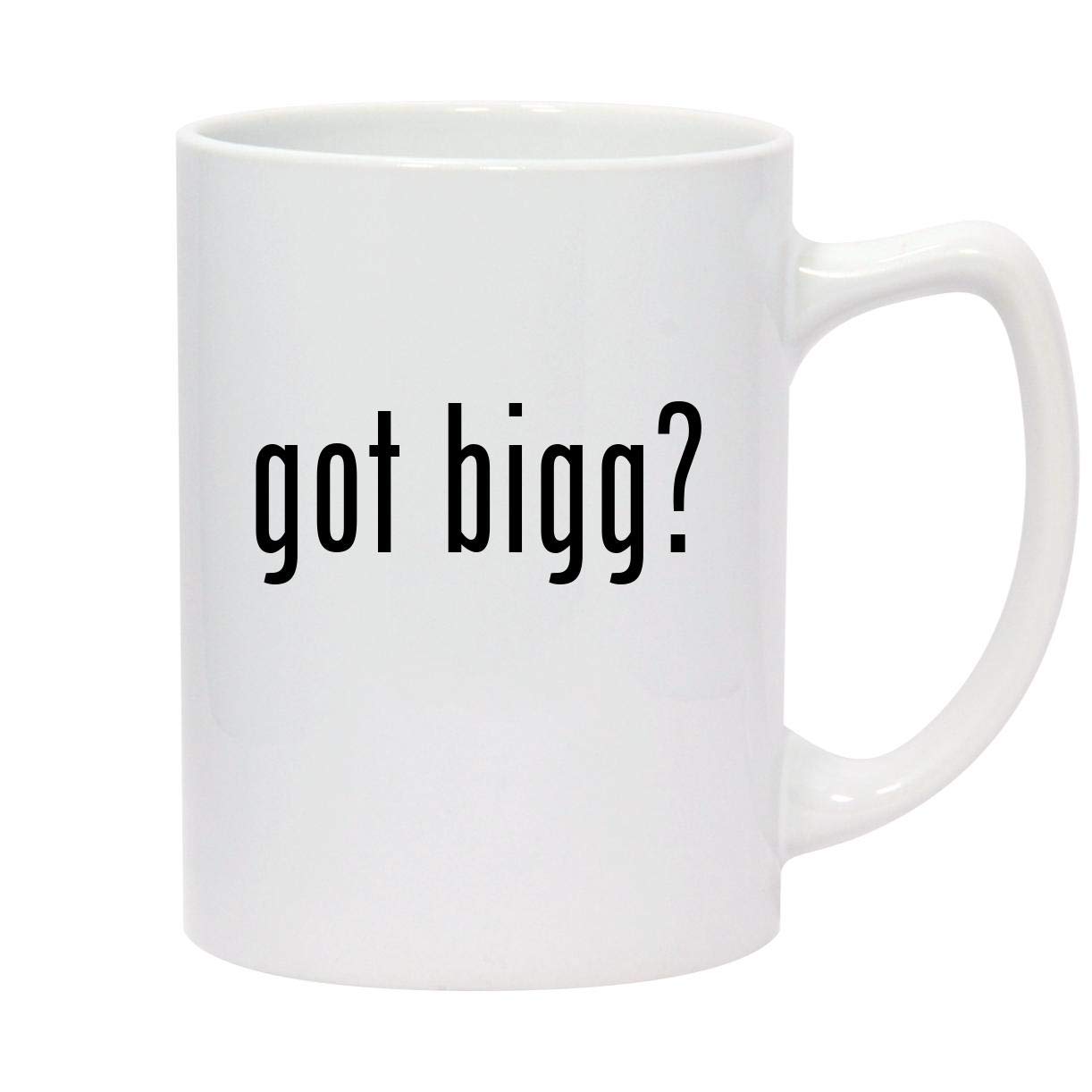 14oz White Ceramic Statesman Coffee Mug - Large Capacity Premium Tea & Coffee Cup for Office, Home, or Gift