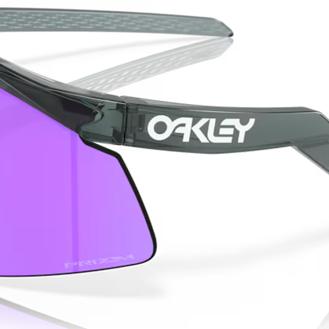 Oakley Hydra Crystal Black/Prizm Violet Sunglasses 0OO9229 922904 - Polarized Sports & Outdoor Activities