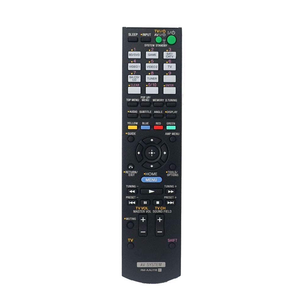 Universal Replacement Remote Control for Sony STR-DH550/540B/740/750 AV Receiver - Compatible with Sony Home Theater Systems, Perfect for Movie Nights & Music Listening