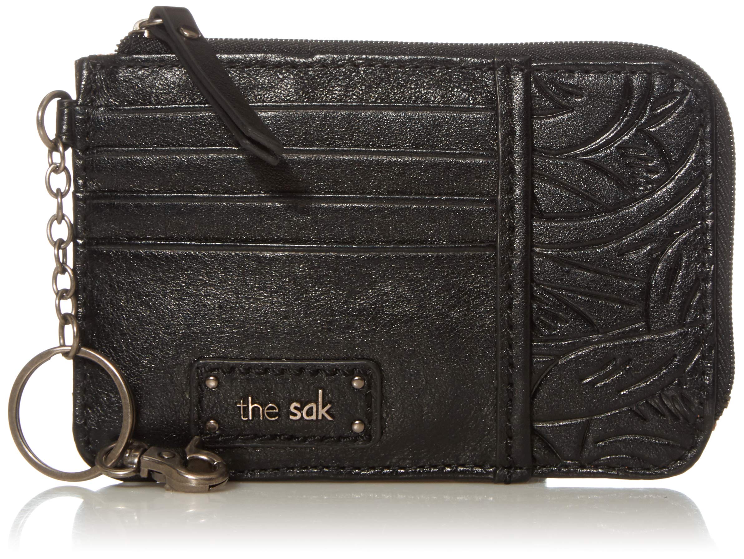 The Sak Iris Genuine Leather Wallet for Women - Slim RFID Blocking Card Holder with Keychain - Perfect for Travel, Work & Everyday Use