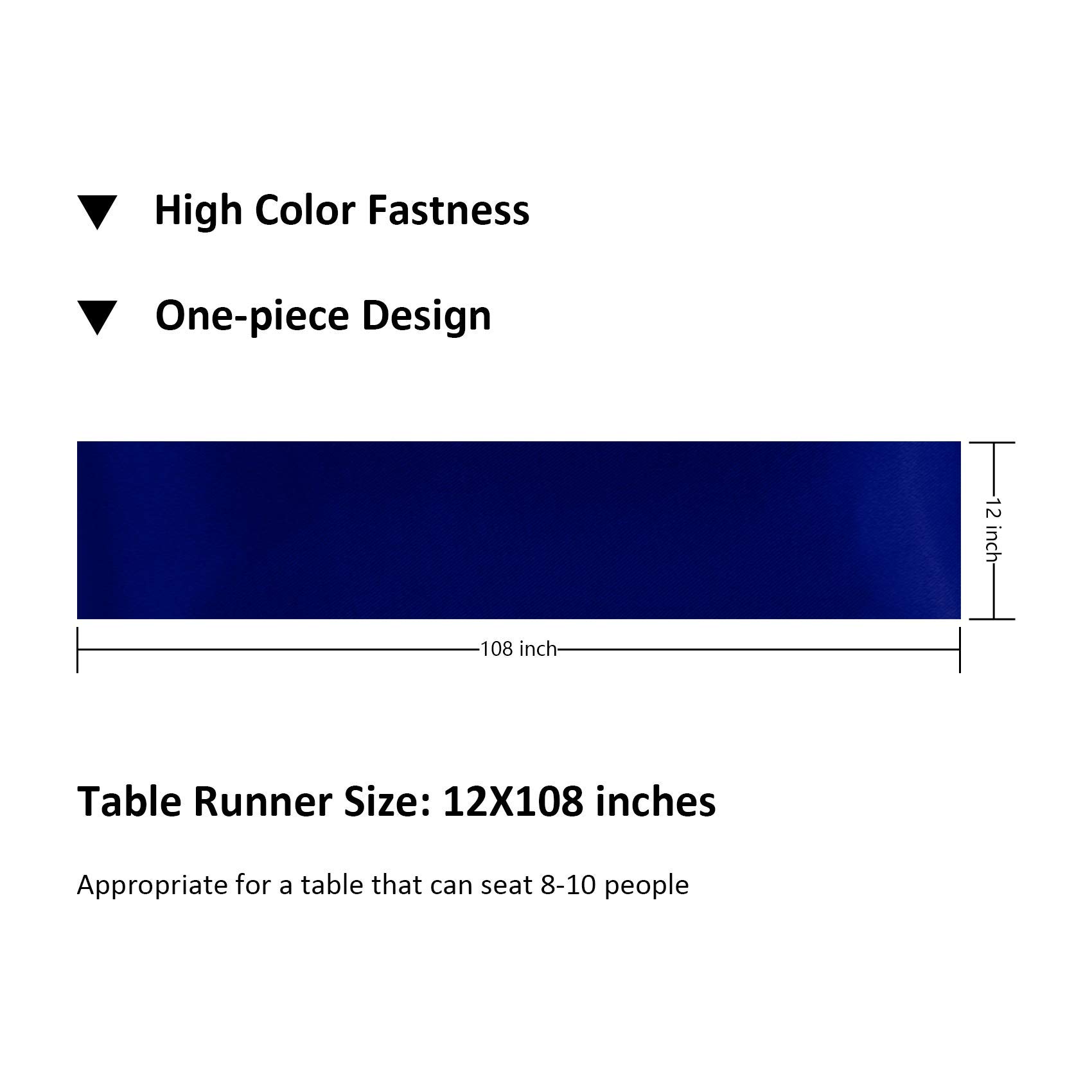 Premium Satin Table Runners 12 Pack (12