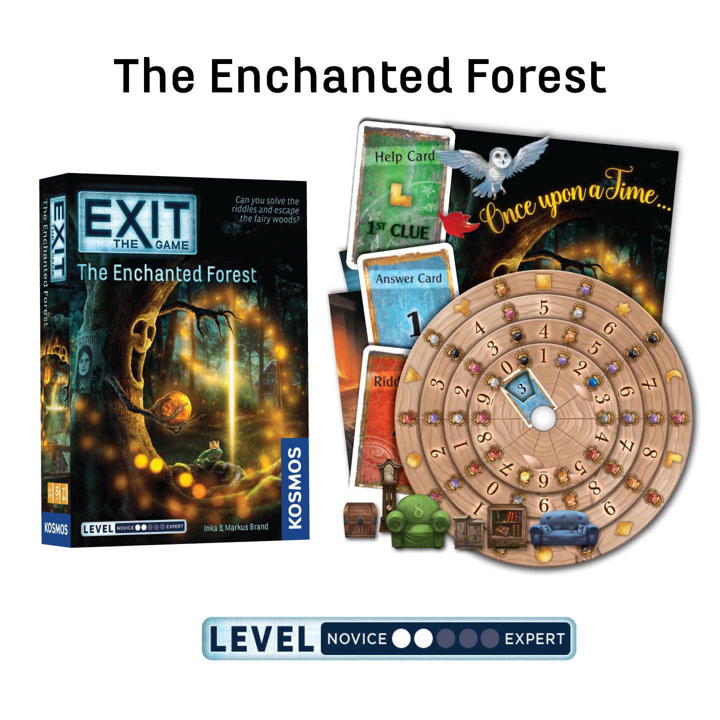 EXIT: The Game – Season 4 Four-Pack Adventure Bundle | Theft on the Mississippi, The Stormy Flight, The Cemetery of the Knight & The Enchanted Forest | Escape Room Board Games for Family Game Night & Team Building