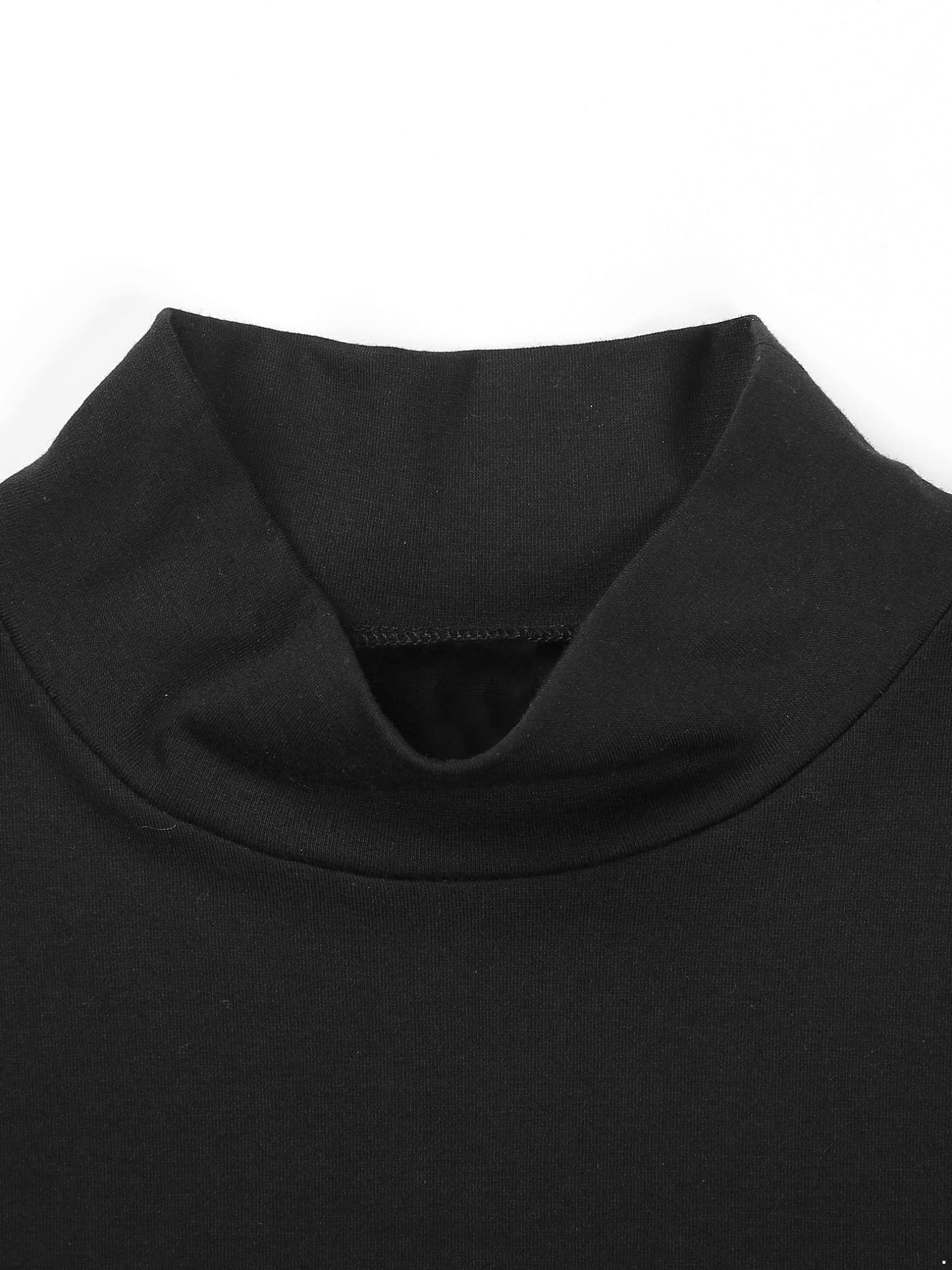 Men's Ballet Dance Leotard - Mock Neck Long Sleeve Unitard for Ballroom, Latin & Contemporary Dance | Stretchable Bodysuit for Performances & Practice