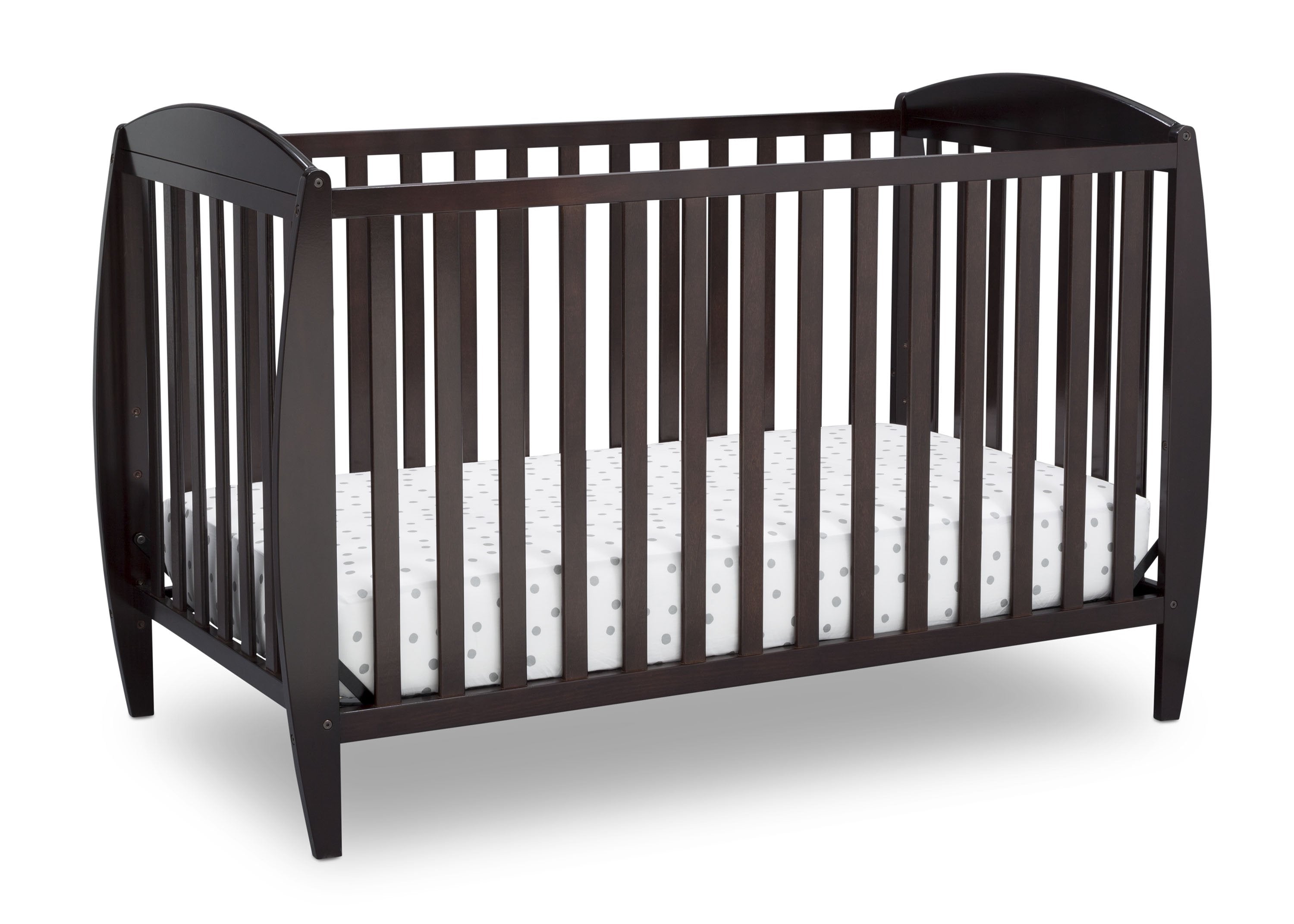 Taylor 4-in-1 Convertible Baby Crib - White Nursery Furniture for Newborn to Toddler Bed | Perfect for Modern Nursery, Bedroom & Daycare Centers