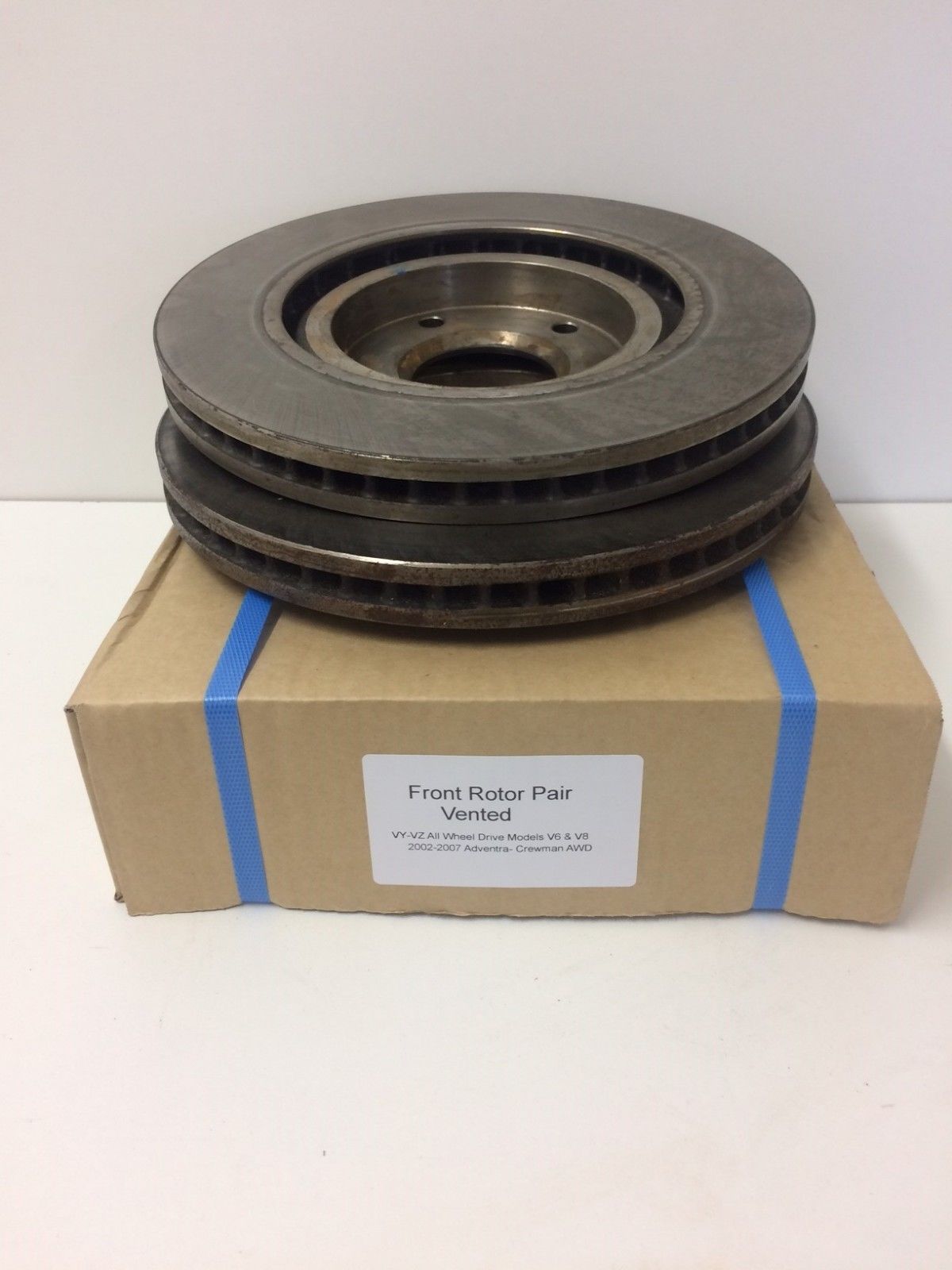 Genuine Holden VY VZ AWD Front Vented Brake Rotors Pair - Compatible with V6 & V8 Engines - Perfect for Performance Upgrades & Daily Driving