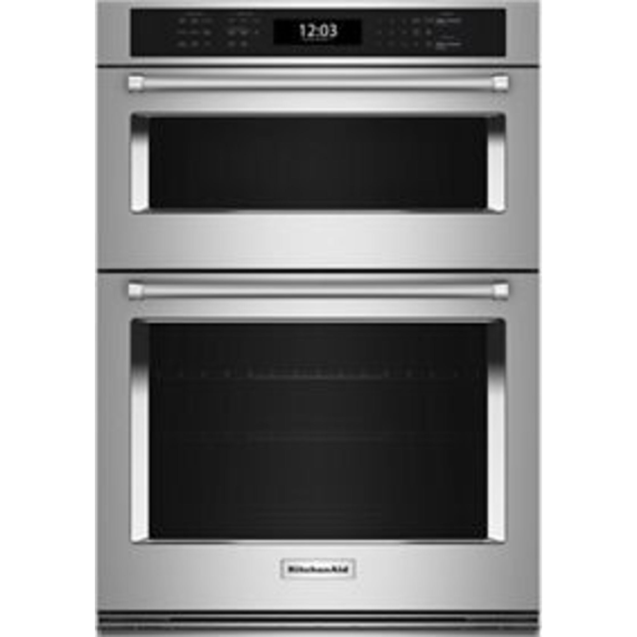 KitchenAid 30 Inch Built-In Microwave and Wall Oven Combo (KOEC530PSS) - Stainless Steel | Perfect for Modern Kitchens, Baking & Cooking