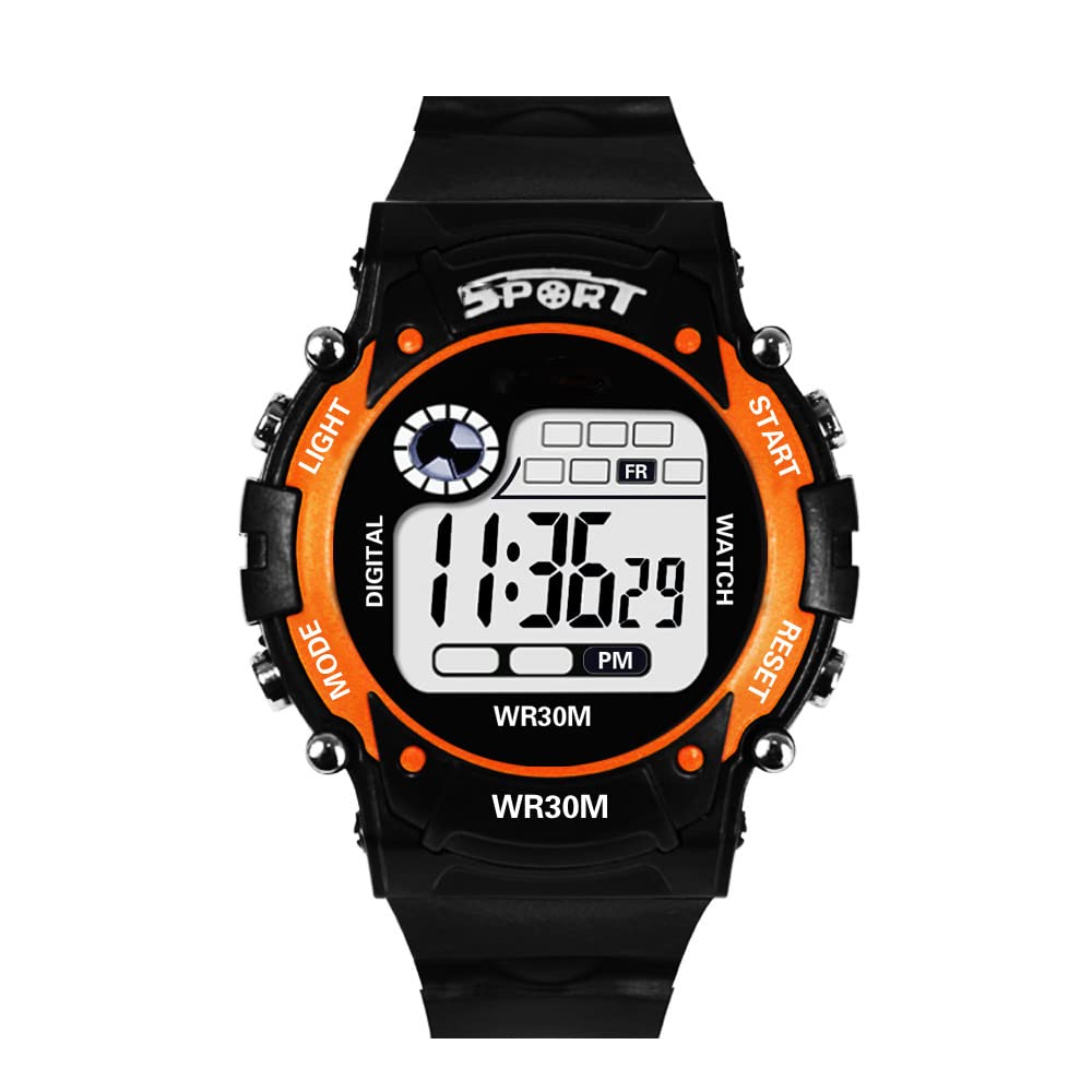 Gosasa Men's Digital Sports Watch - 50M Waterproof Military Watch with LED Screen & Luminous Display - Perfect for Outdoor Activities, Running, Hiking and Adventure Sports