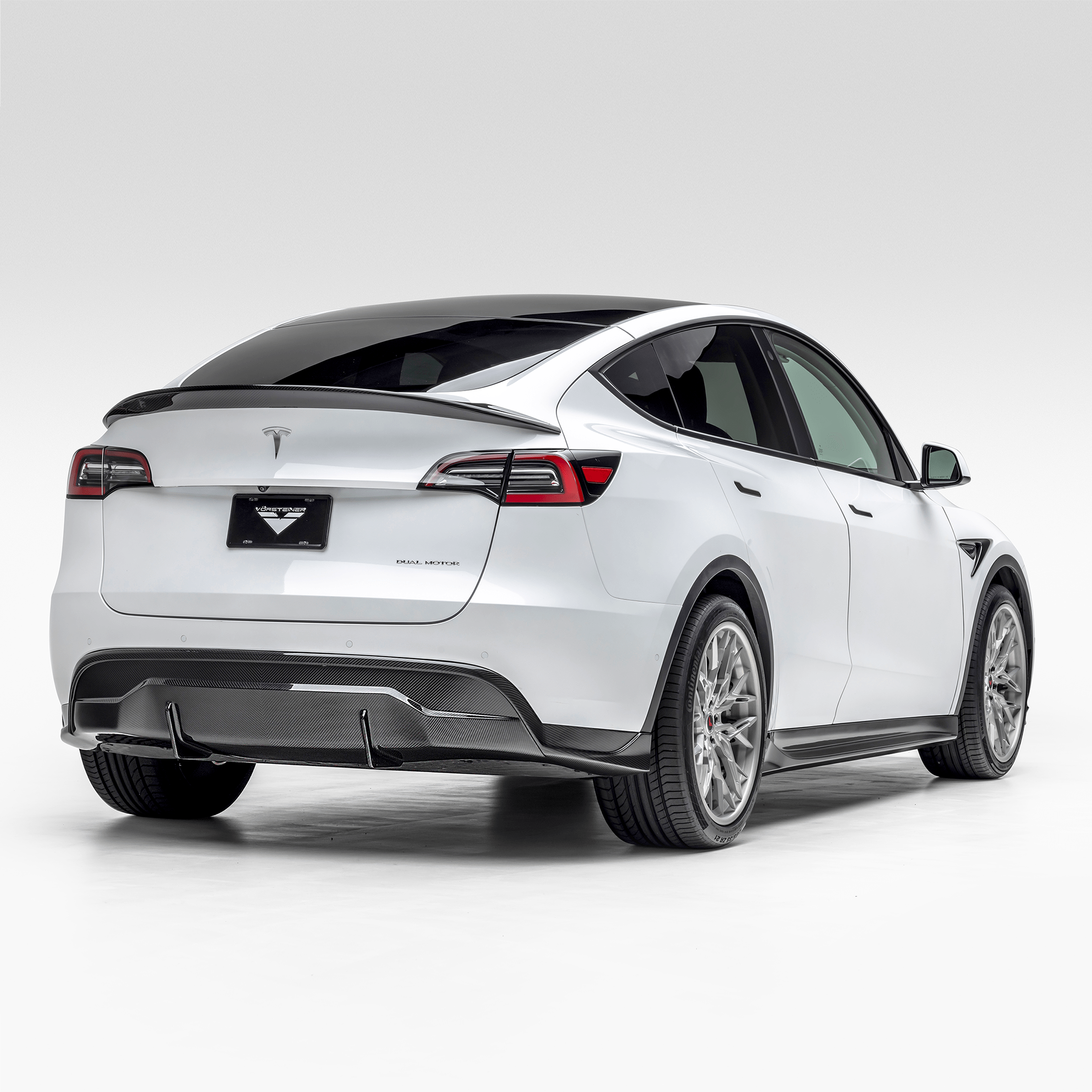 Tesla Model Y Aero Rear Diffuser - Carbon Fiber Spoiler for Improved Aerodynamics & Style | Perfect for Performance Upgrades & Car Enthusiasts