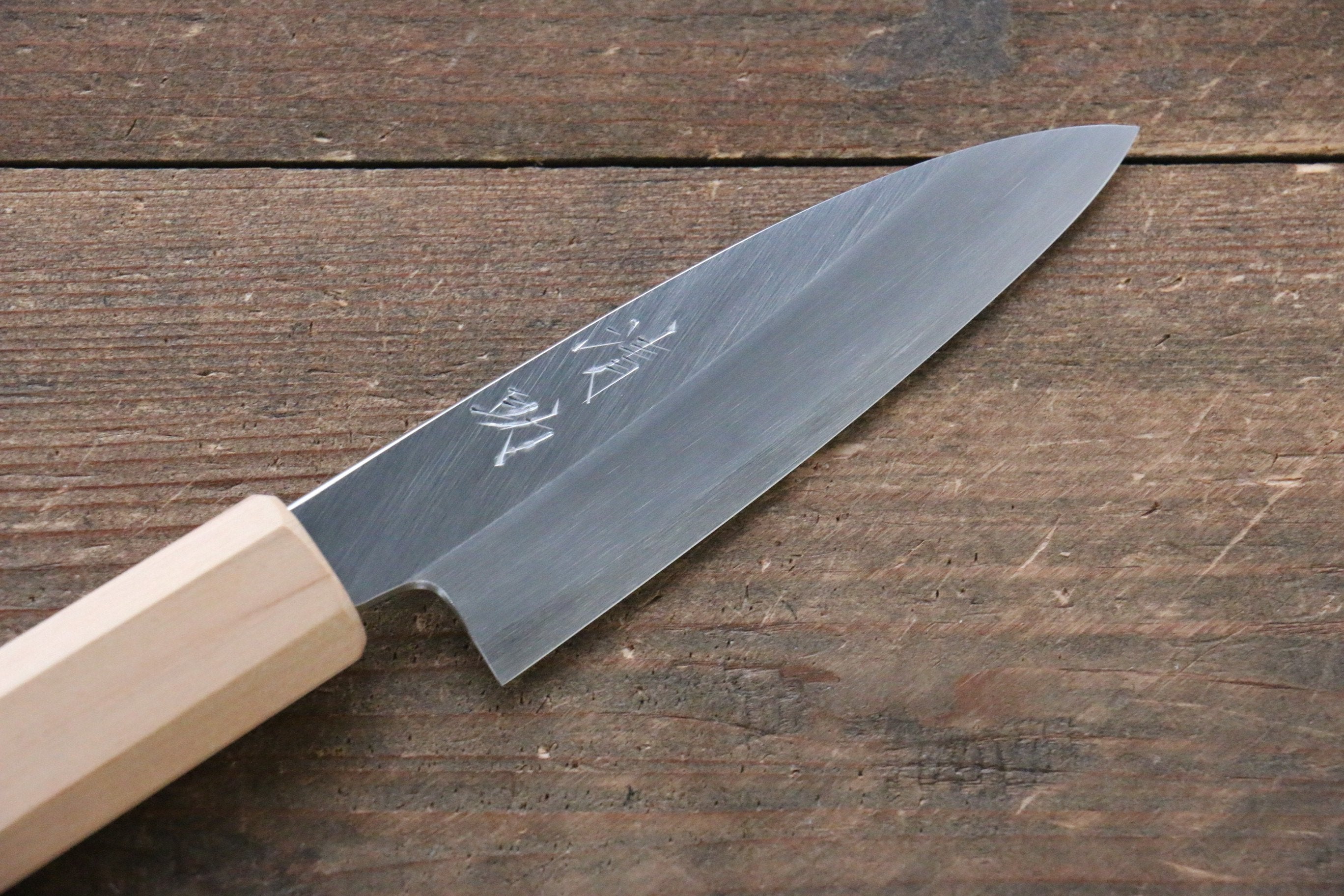 Seisuke Silver Steel No.3 Paring Knife 85mm with Cherry Wood Handle - Perfect for Peeling, Slicing & Precision Kitchen Tasks
