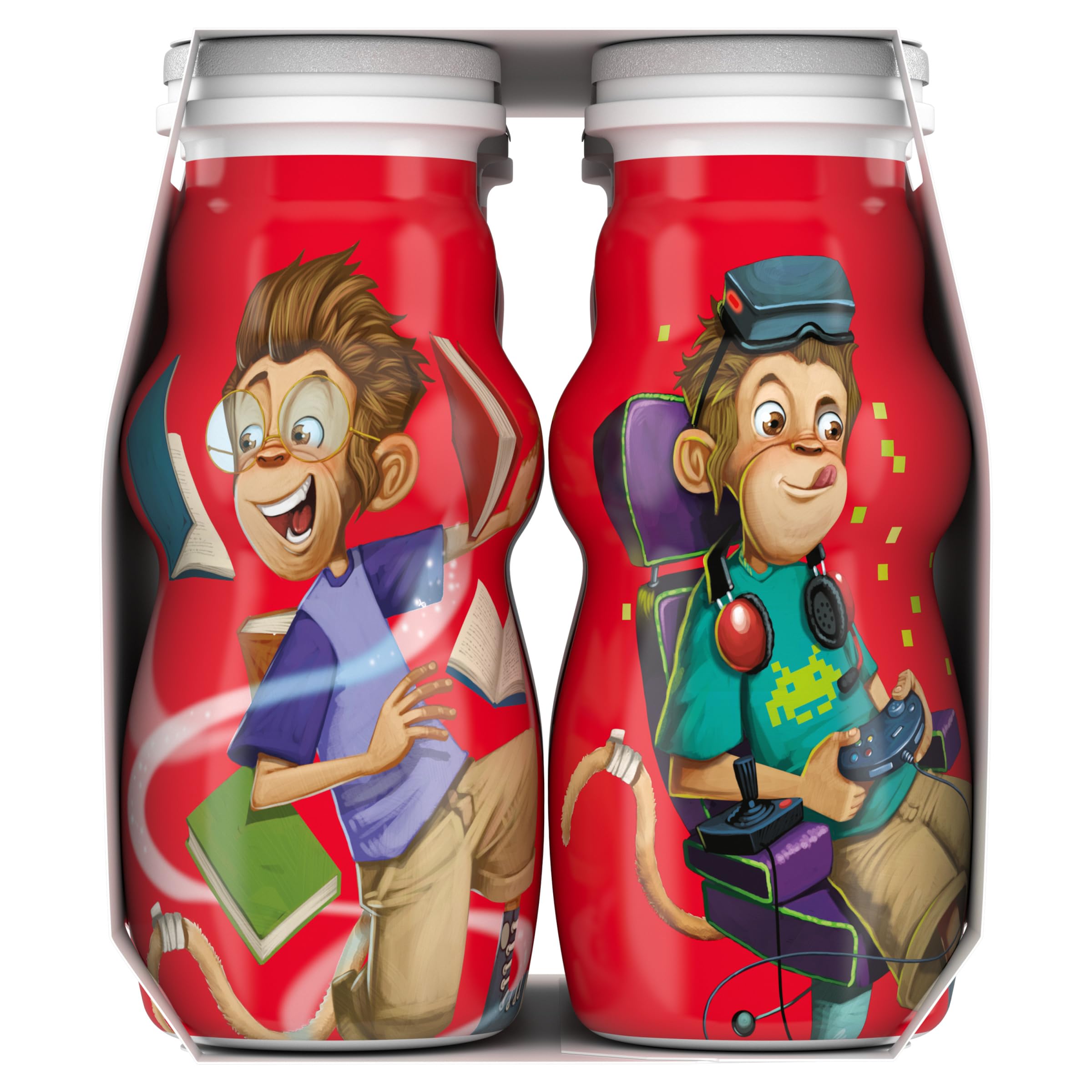 Danimals Strawberry Explosion Smoothie Drink - 6 Pack (3.1 oz Bottles) | Healthy Kids Snack | Perfect for Lunchboxes, After-School Treats & On-the-Go Nutrition
