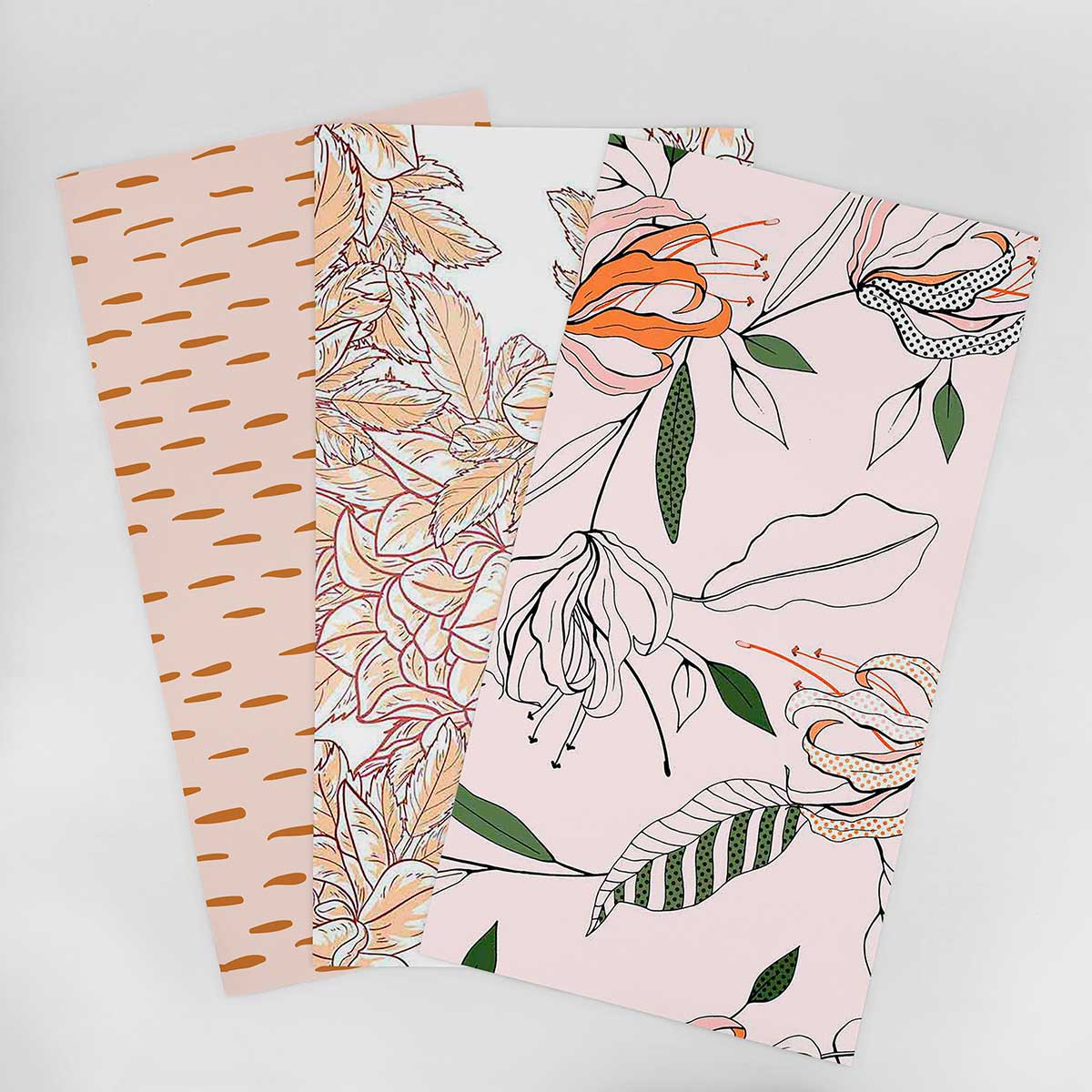 Waterproof Bathroom Wallpaper Sample - Red & Orange Peel and Stick Vinyl for Shower, Powder Room - Easy DIY Home Decor Upgrade
