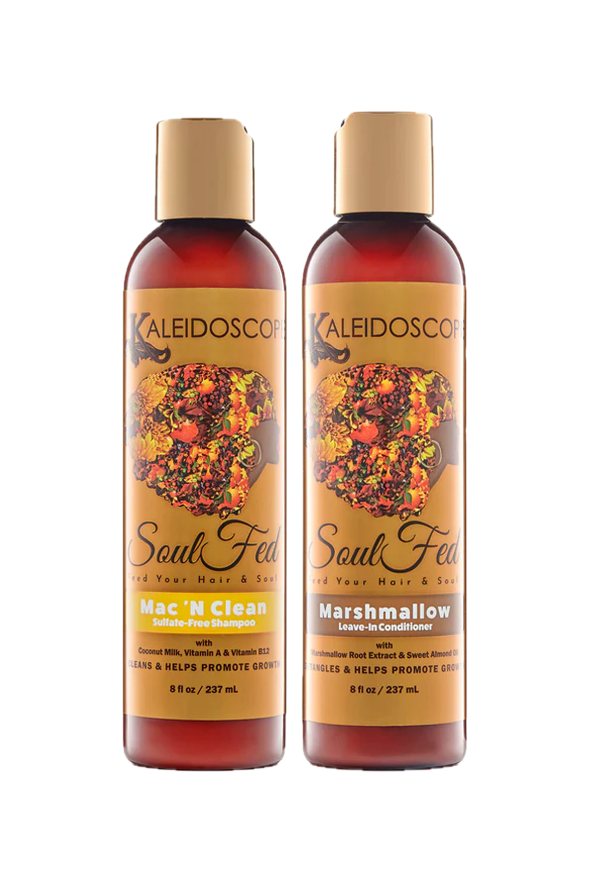 SoulFed Natural Shampoo and Conditioner Set for Healthy Hair - Hydrating & Nourishing Hair Care Bundle for Daily Use at Home or Salon