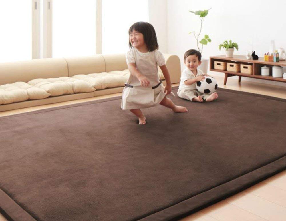 **Loartee Coral Velvet Nursery Rug - 6'8