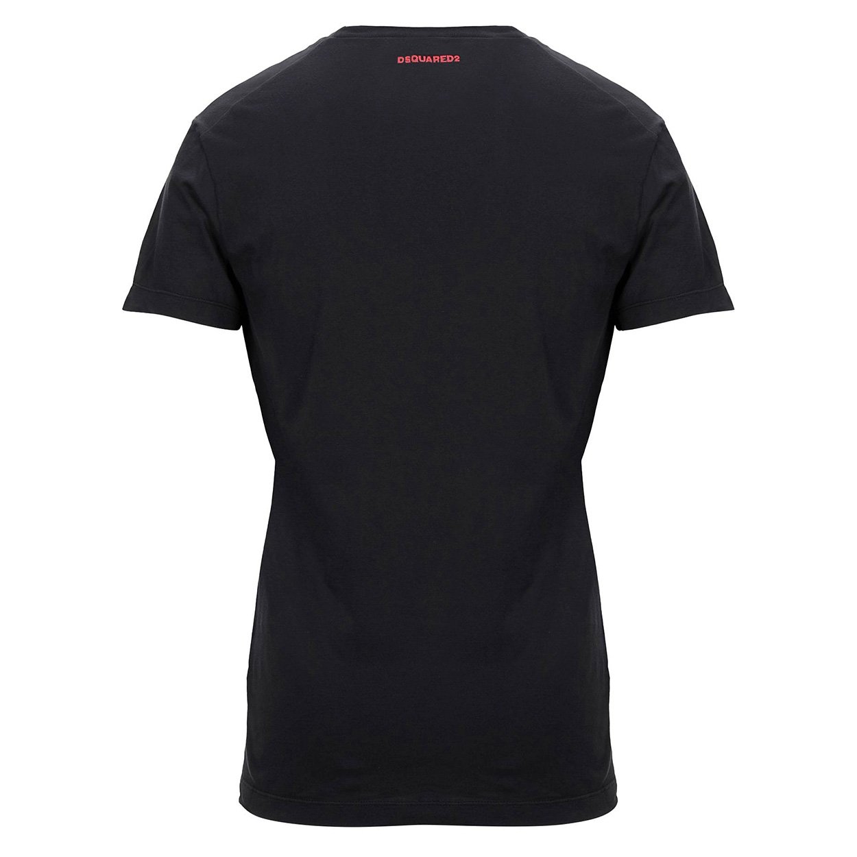 DSQUARED2 Black Caten Bros T-Shirt for Men | Premium Cotton Crew Neck Tee | Casual Streetwear & Everyday Outfits