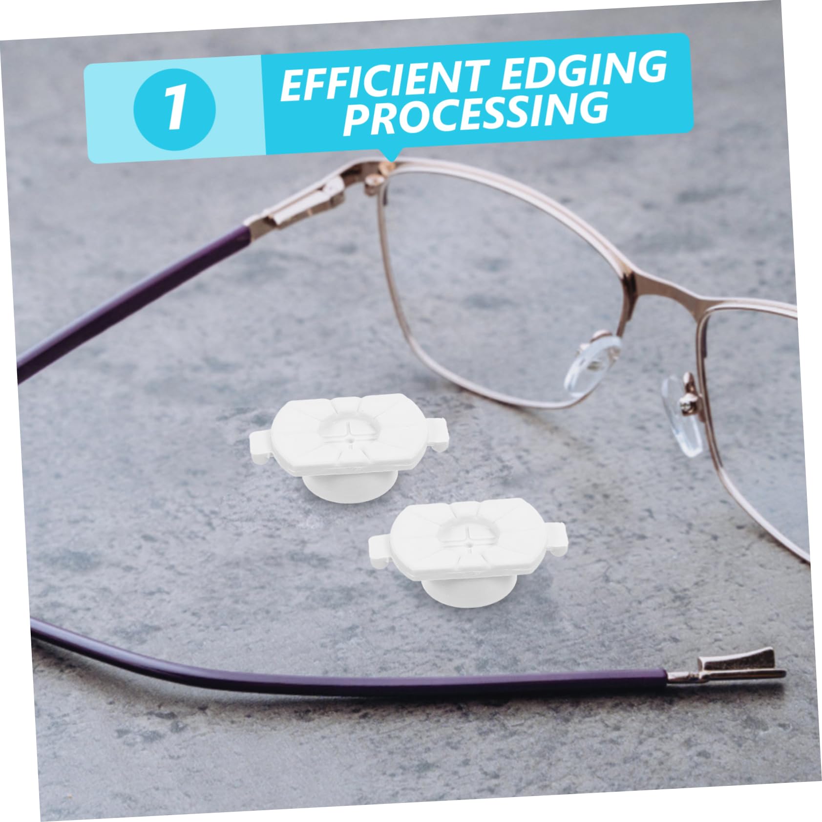 COLLBATH 2-Pack Milling Machine Edge Grinding Accessories - Suction Cups for Glasses Lens Edges, Replacement Parts for Eyeglass Edge Machines | Perfect for Optical Workshops & Lens Processing
