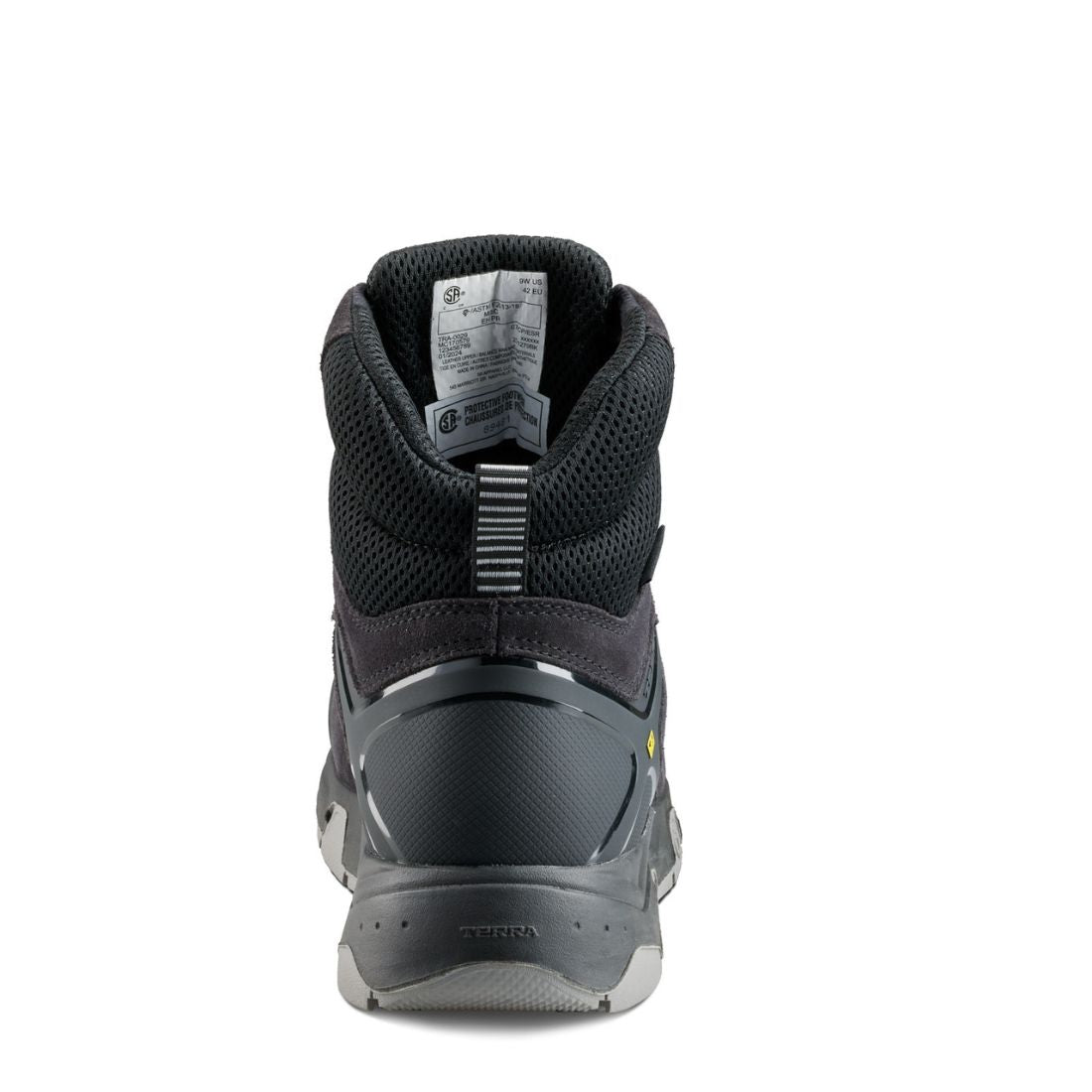 Terra Cobalt Men's 6 Inch Composite Toe Work Boots - Black (1279BK) | Waterproof Safety Shoes for Construction, Warehouse & Outdoor Work