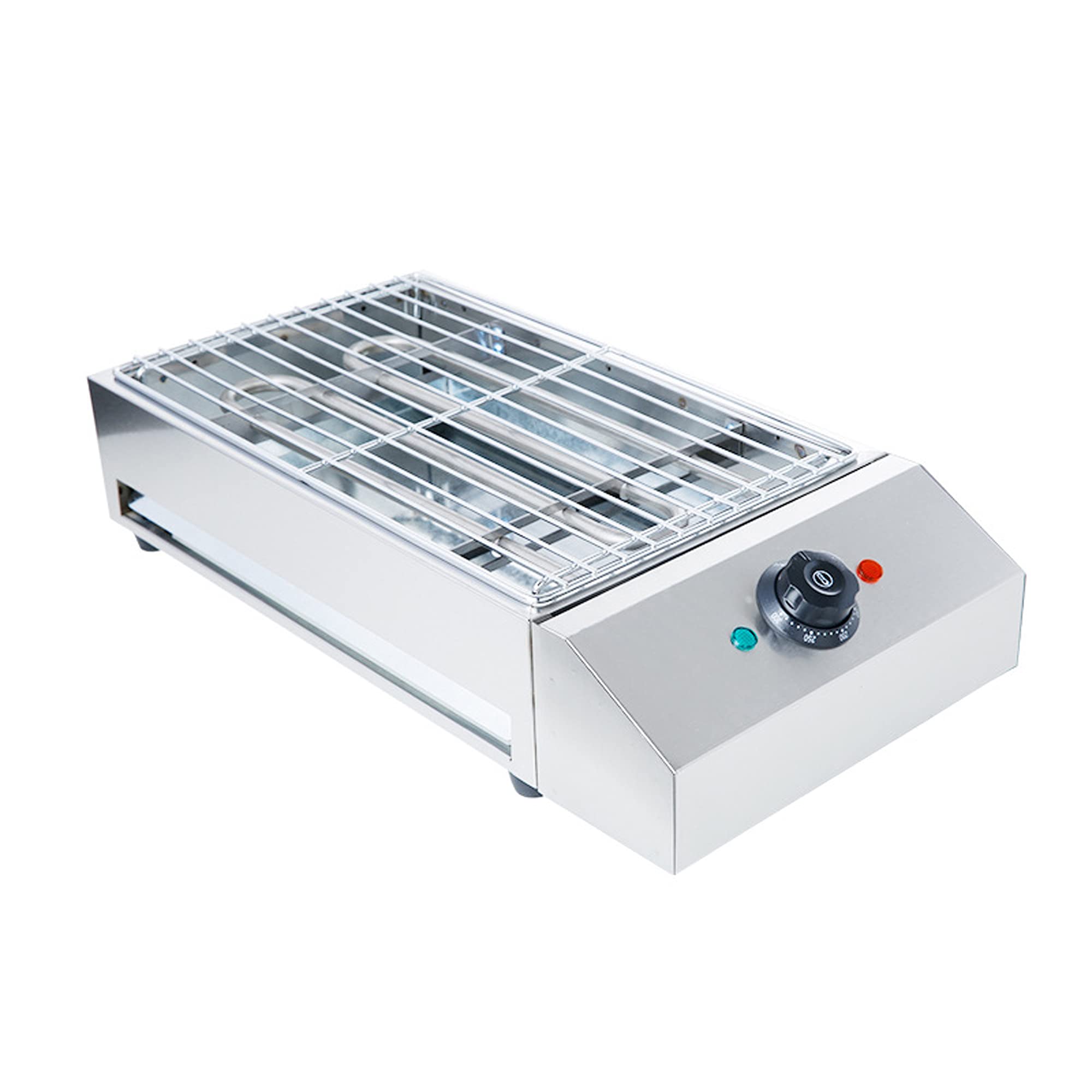 2800W Portable Smokeless Electric Grill for Indoor/Outdoor BBQ - 50~300°C (122°F-572°F) Adjustable Temperature with CE/FCC Certification - Perfect for Camping, Patio, Backyard, and Apartment Cooking