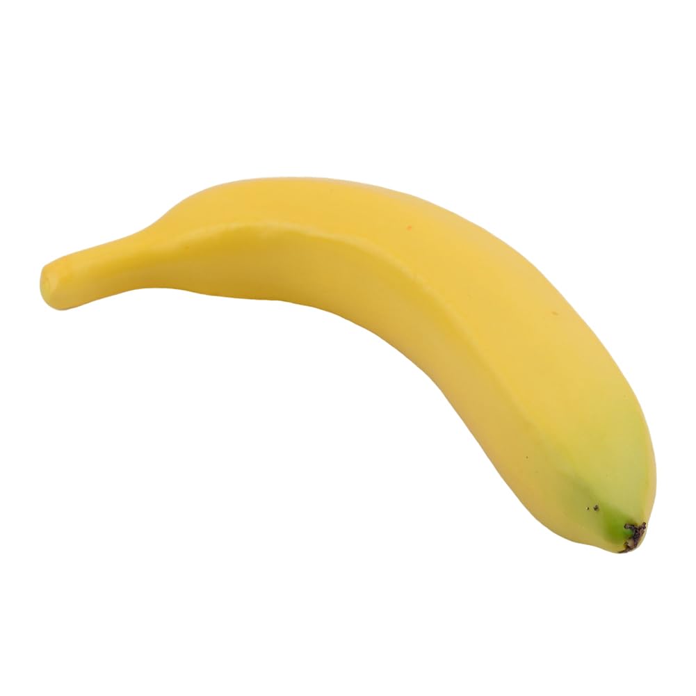 HONUTIGE 4PCS Realistic Fake Bananas - Artificial Banana Fruit Decor for Kitchen, Home, Party & Photo Props - Lifelike Simulation Yellow Bananas for Table Centerpiece, Wedding Decor, and DIY Crafts