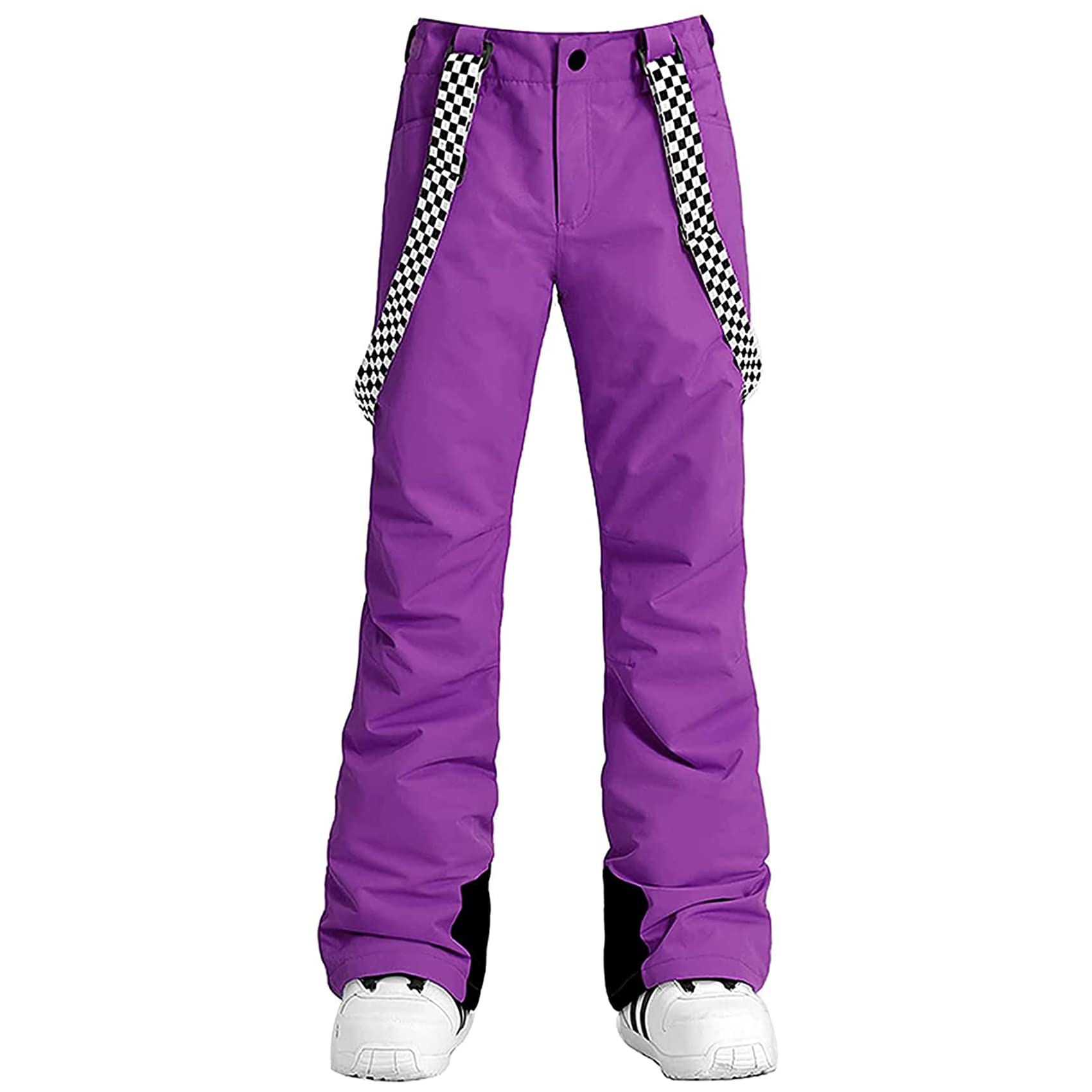 IMPHUT Women's Waterproof Ski Pants - Winter Snowboard Bib Overalls for Skiing, Snowboarding & Hiking - Thermal Insulated Snow Pants for Cold Weather Outdoor Activities