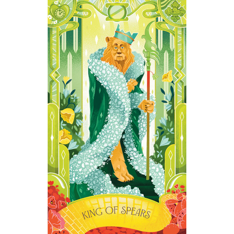 The Wizard of Oz Tarot Deck and Guidebook Set - 78 Cards with Illustrated Guide for Divination, Fortune Telling & Spiritual Growth | Perfect for Beginners and Collectors | Use for Meditation, Self-Discovery & Gift Giving