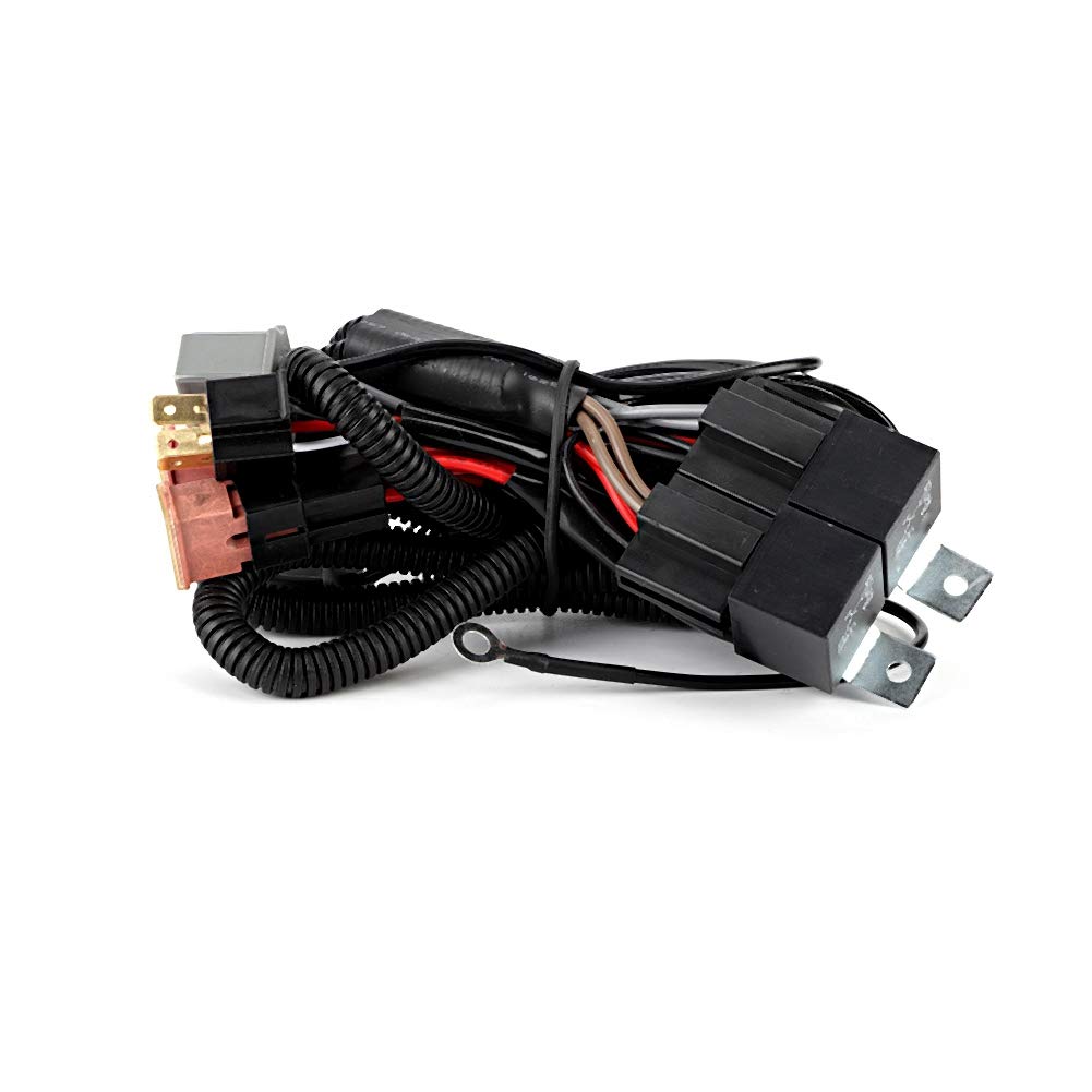 Yctze LED Bulb Adapter - H4/HB3 Car Headlight Wiring Harness & Lighting Boost Kit for 2 Lights - Perfect for Off-Road, Night Driving & Vehicle Upgrades