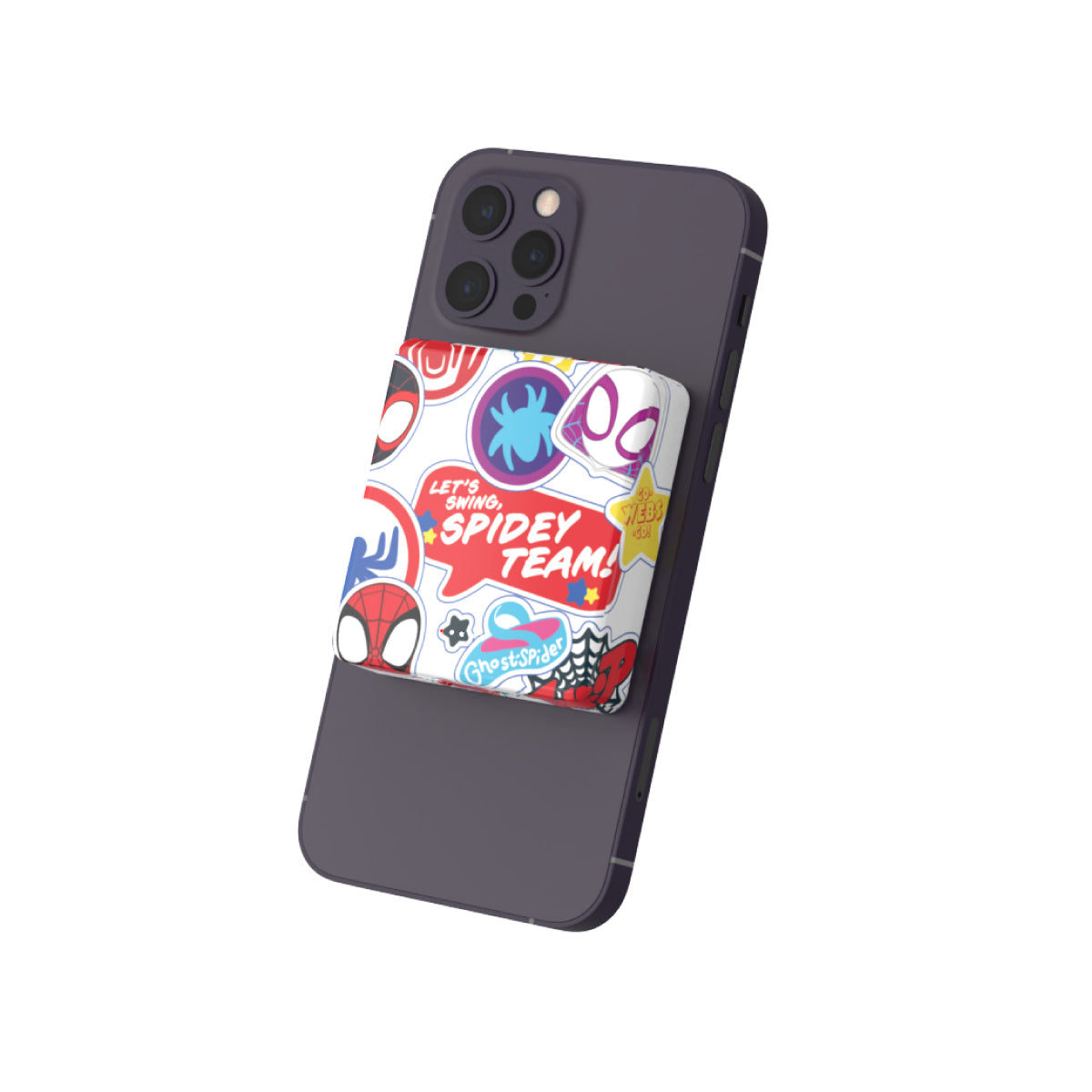 LIMITED EDITION Marvel Magnetic Wireless Power Bank - Spiderman Team | Portable Charger for iPhone 15/14/13/12 | Fast Charging Power Bank | Perfect for Travel, Work & Outdoor Adventures