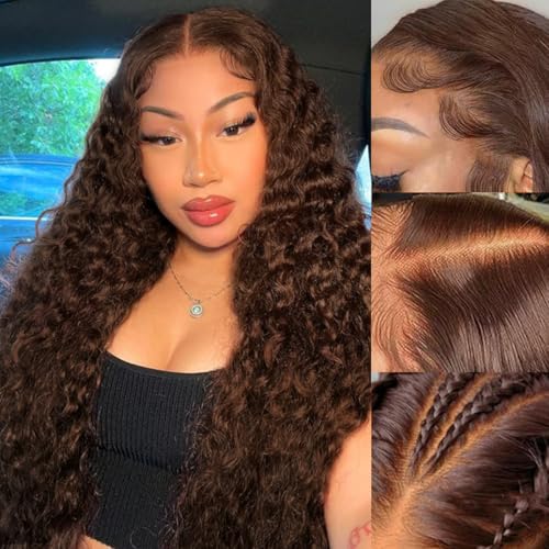 Chocolate Brown 13x4 Water Wave