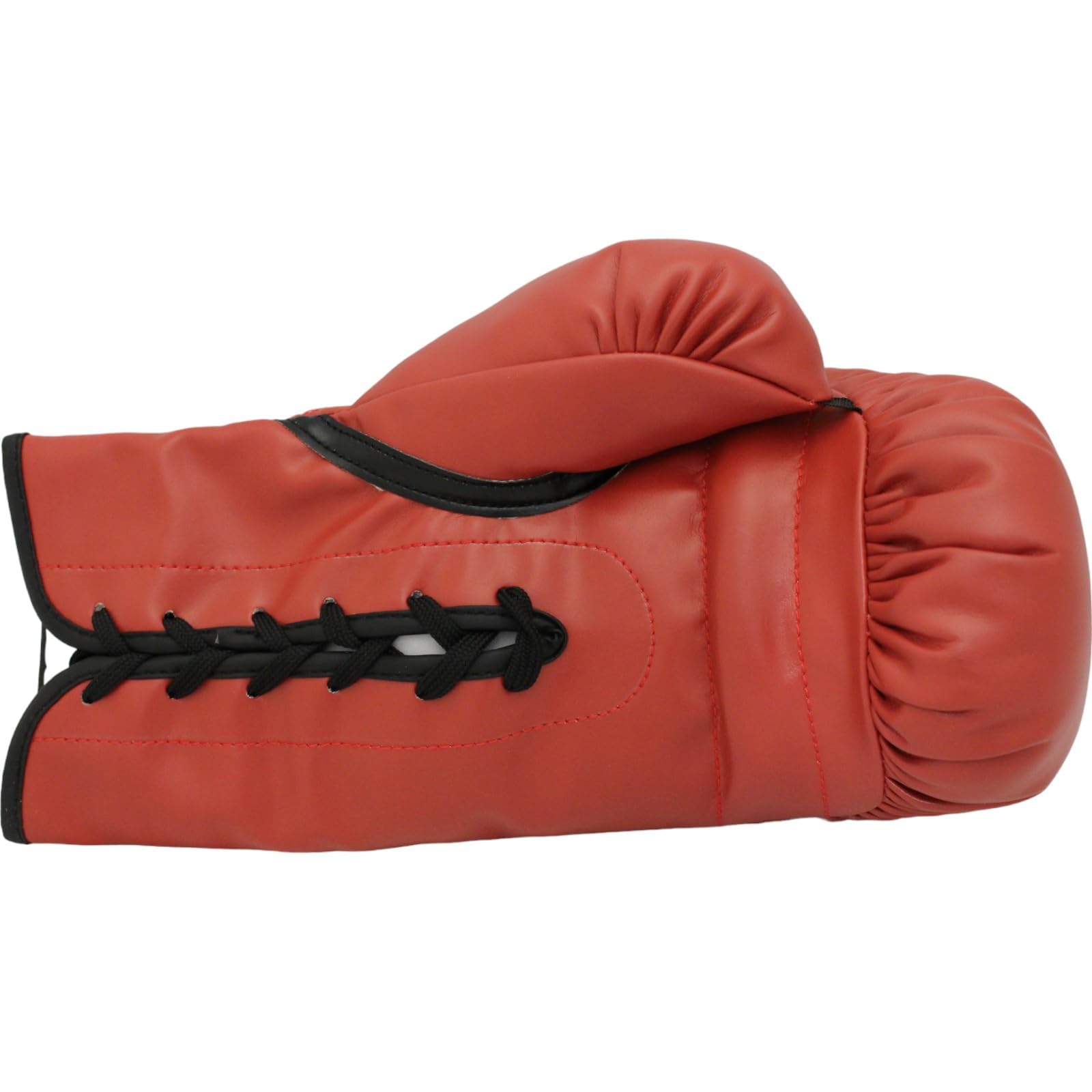 Sugar Ray Leonard Autographed Red Left Boxing Glove - Beckett Certified Authentic Memorabilia - Perfect for Boxing Fans, Collectors & Sports Memorabilia Displays