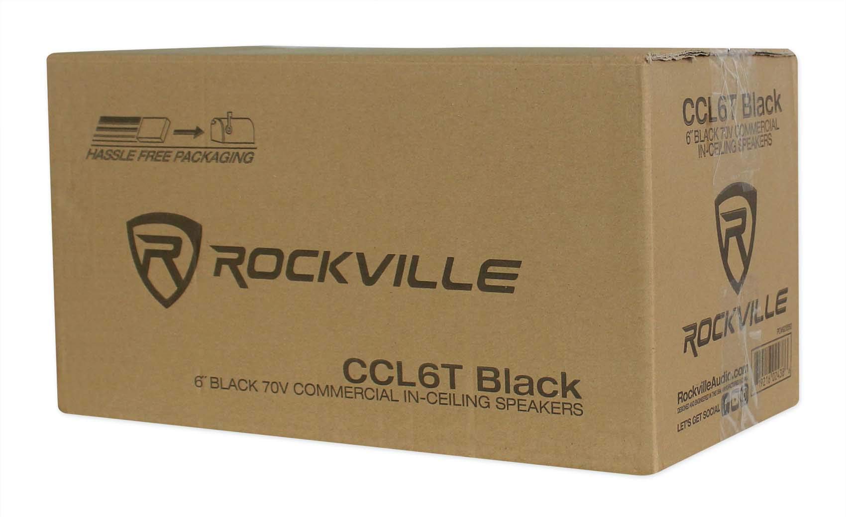Rockville CCL6T Black 70V 6