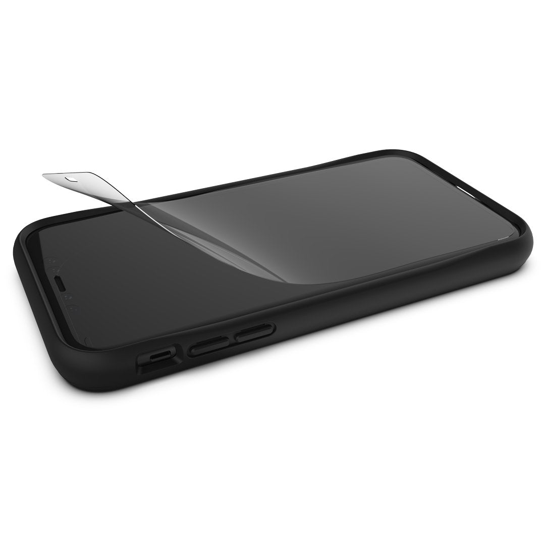 Premium Hybrid Glass Screen Protector (2 Pack) - Shatterproof & Bubble-Free for iPhone 14/13/12 Series | Ultra HD Clarity & Anti-Scratch Protection | Perfect for Work, Travel & Outdoor Activities