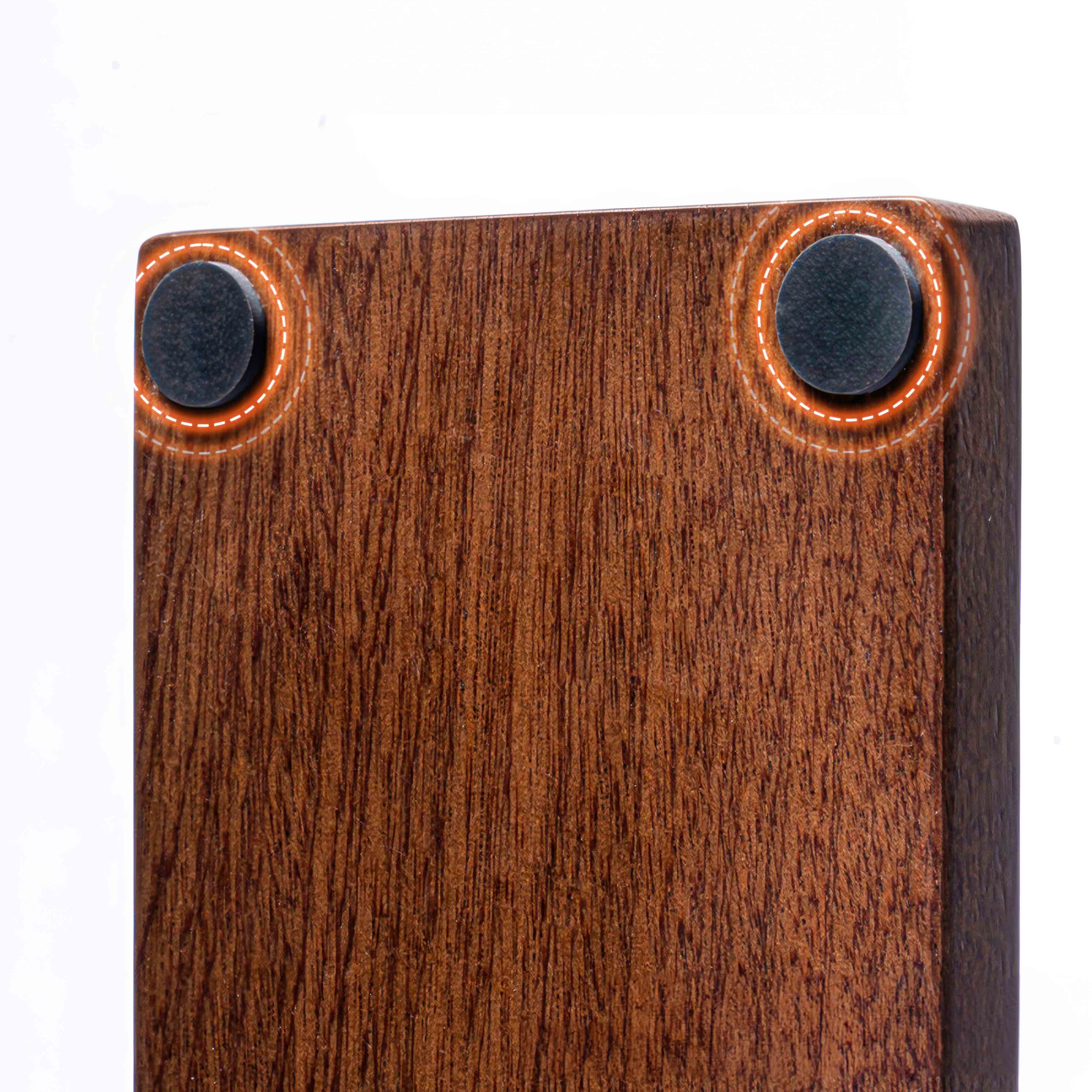 Premium Sapele Wood Espresso Tamper Holder - Barista-Grade Coffee Accessory for Home & Professional Use - Perfect for Espresso Machines & Coffee Stations