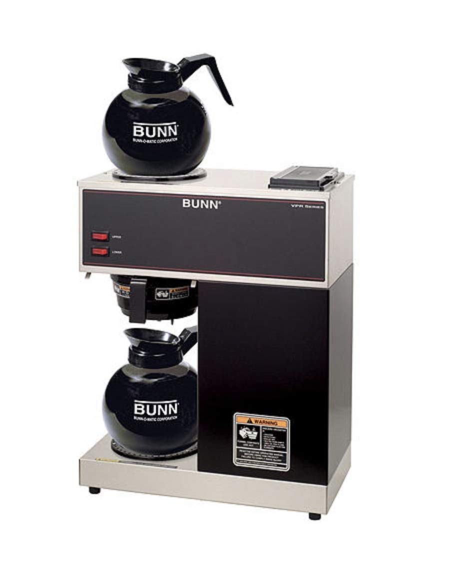 Bunn 33200 VPR 12 Cup Commercial Pourover Coffee Maker - Fast Brewing for Offices, Restaurants & Cafes - Durable Stainless Steel Design