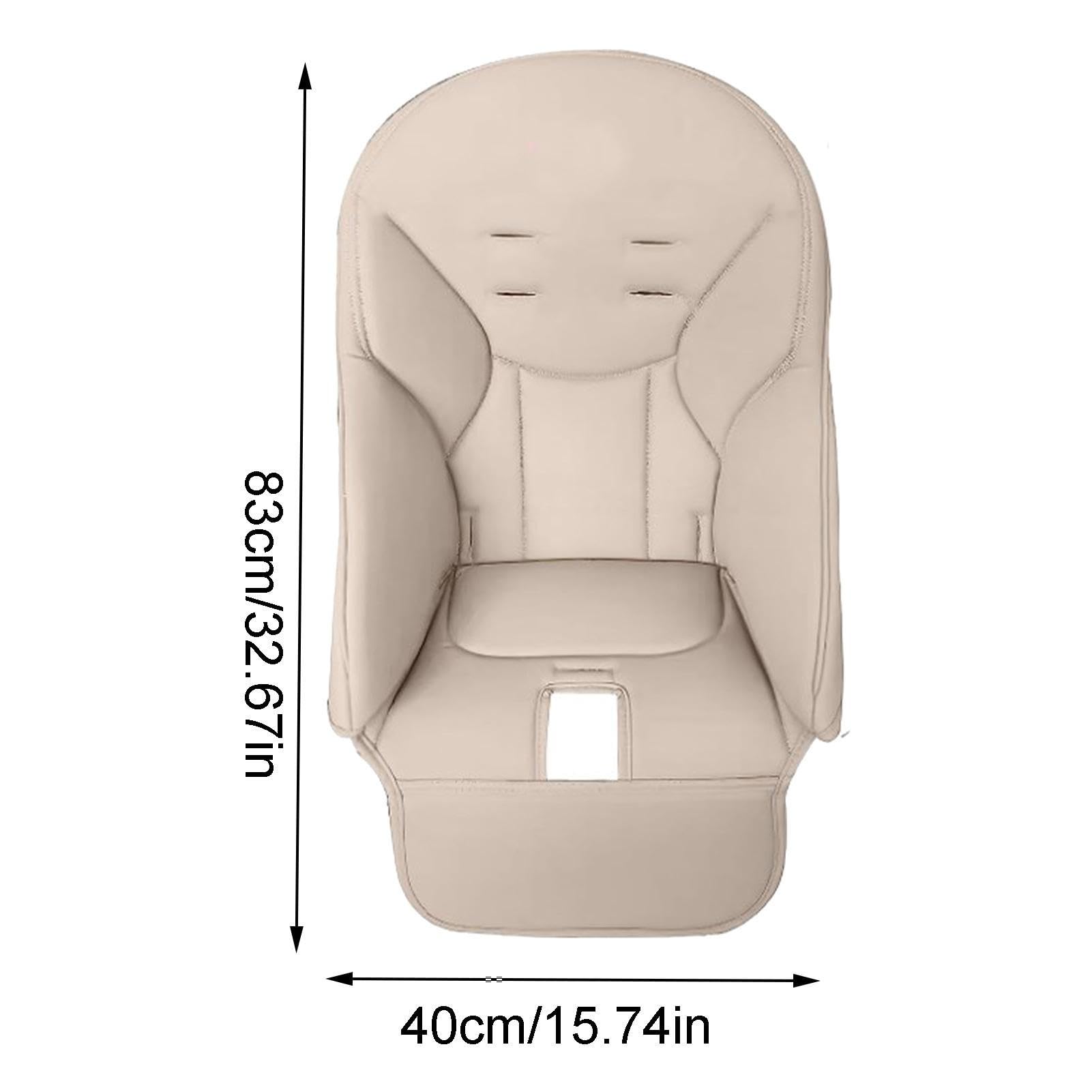 5 Pack High Chair Cushions - Soft PU Leather Baby Dining Chair Seat Pads - Waterproof & Comfortable for Infants & Toddlers - Fits Most High Chairs - Perfect for Home, Restaurant & Daycare Use