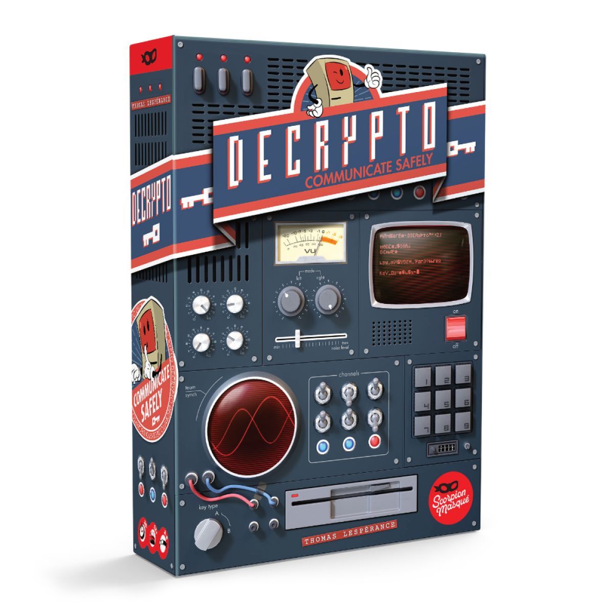 Decrypto 5th Anniversary Edition Board Game - Award-Winning Party & Family Strategy Game for Adults & Teens - Perfect for Game Nights, Birthday Gifts & Group Gatherings