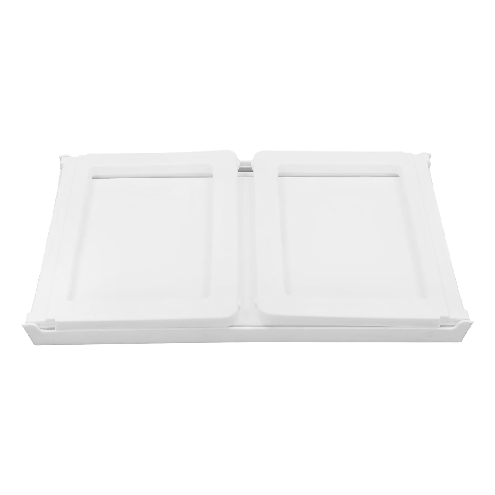 **Foldable Bed Tray Table with Adjustable Legs - Set of 8 Portable TV Trays for Eating, Working & Studying - 25.6 x 14 Inch Lightweight Plastic Lap Desk - Perfect for Kids, Adults in Bedroom, Living Room, Sofa & Office (White, 8-Pack)**    *(Ideal for breakfast in bed, remote work, laptop use, snacks, crafts, and study sessions!)*